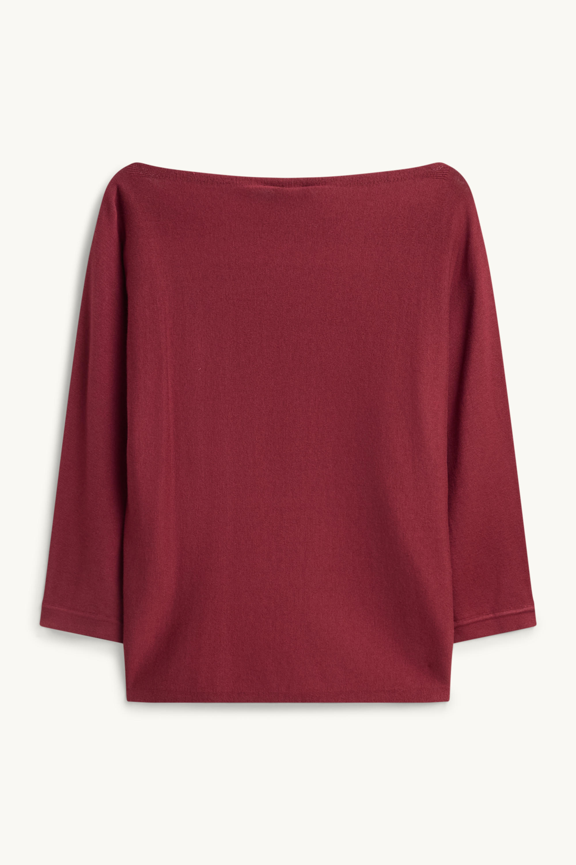 Fine knit jumper bordeaux