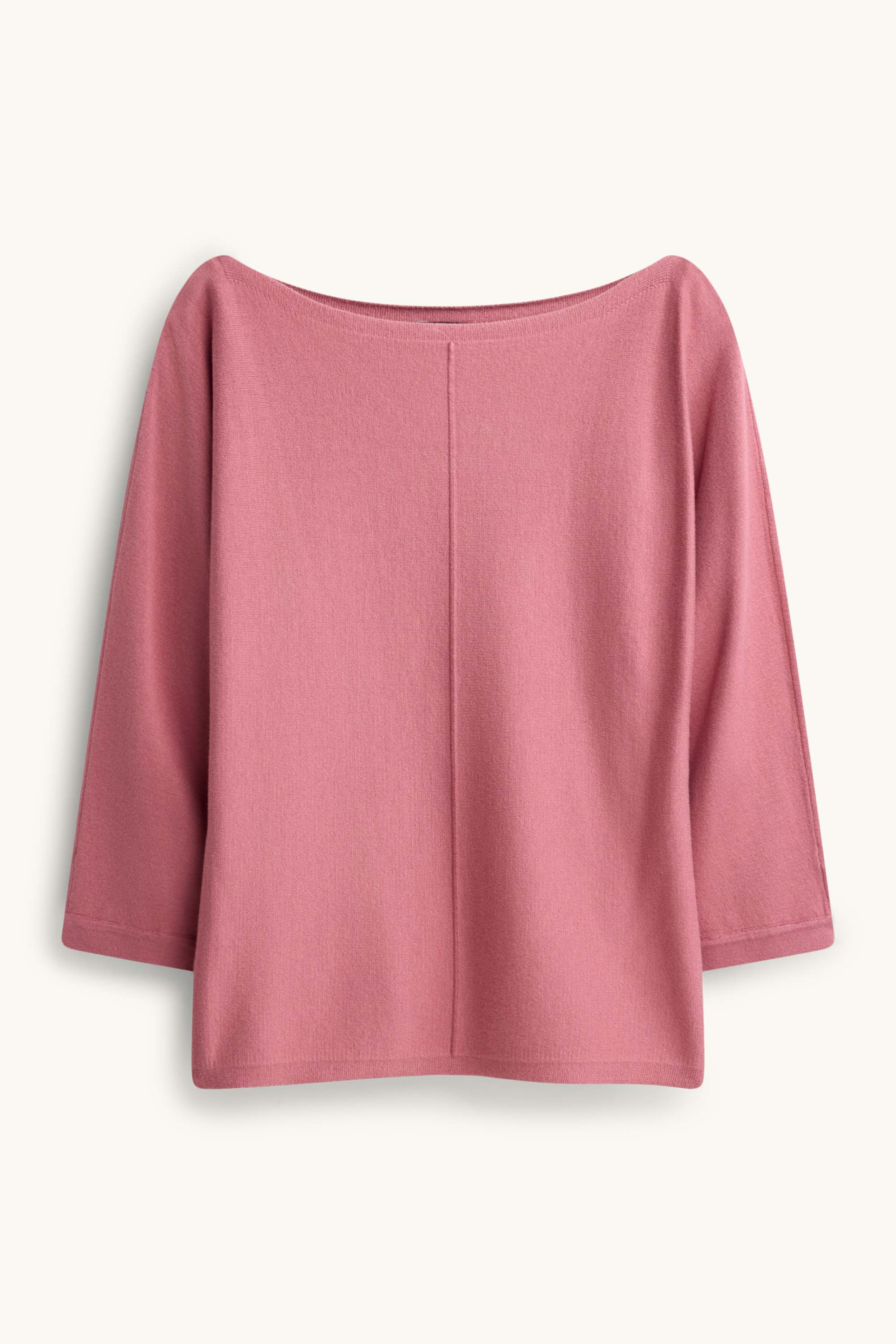 Fine knit jumper dark rose