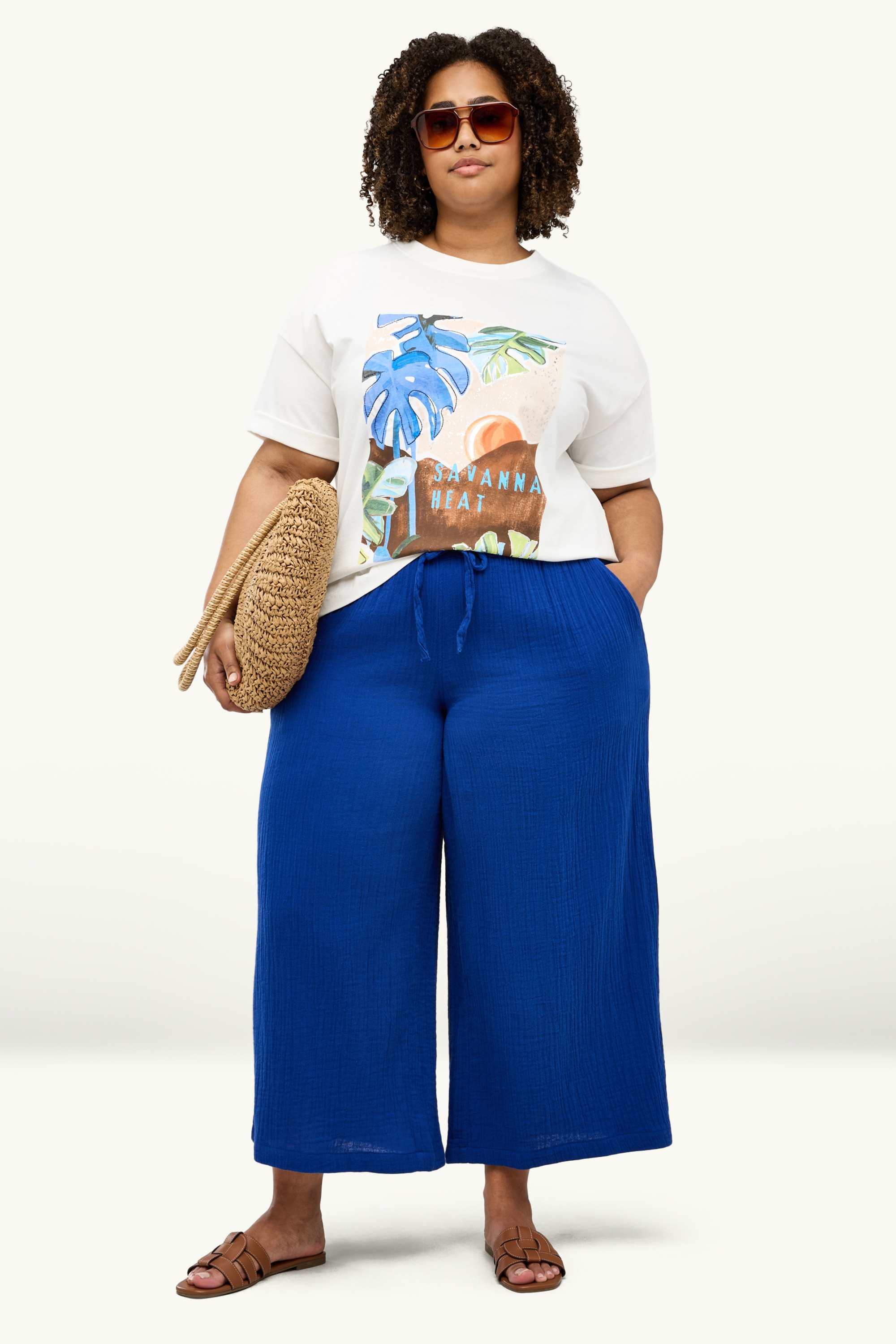 T-shirt - relaxed fit - shiny white