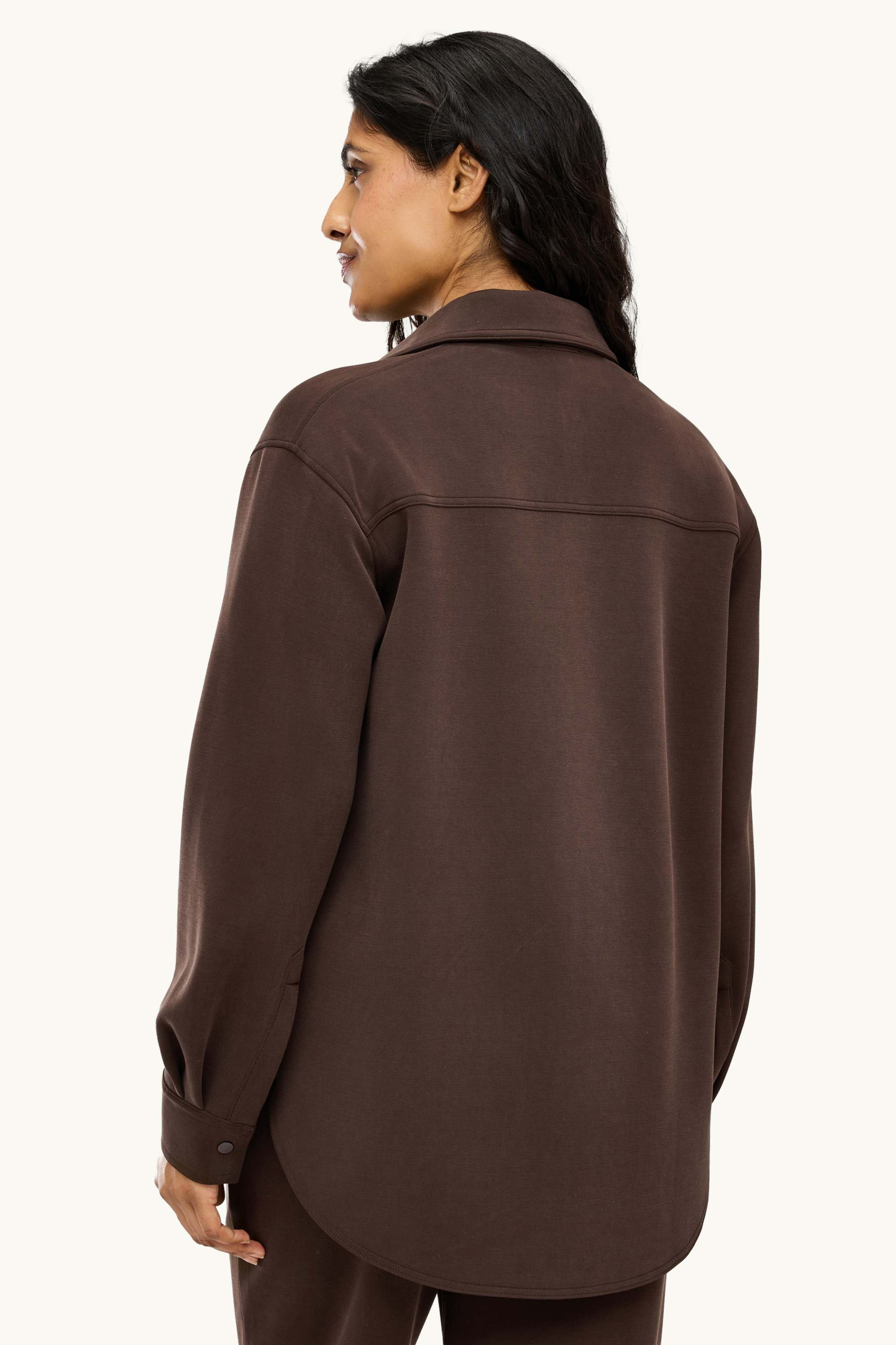 Shirt blouse dark brown