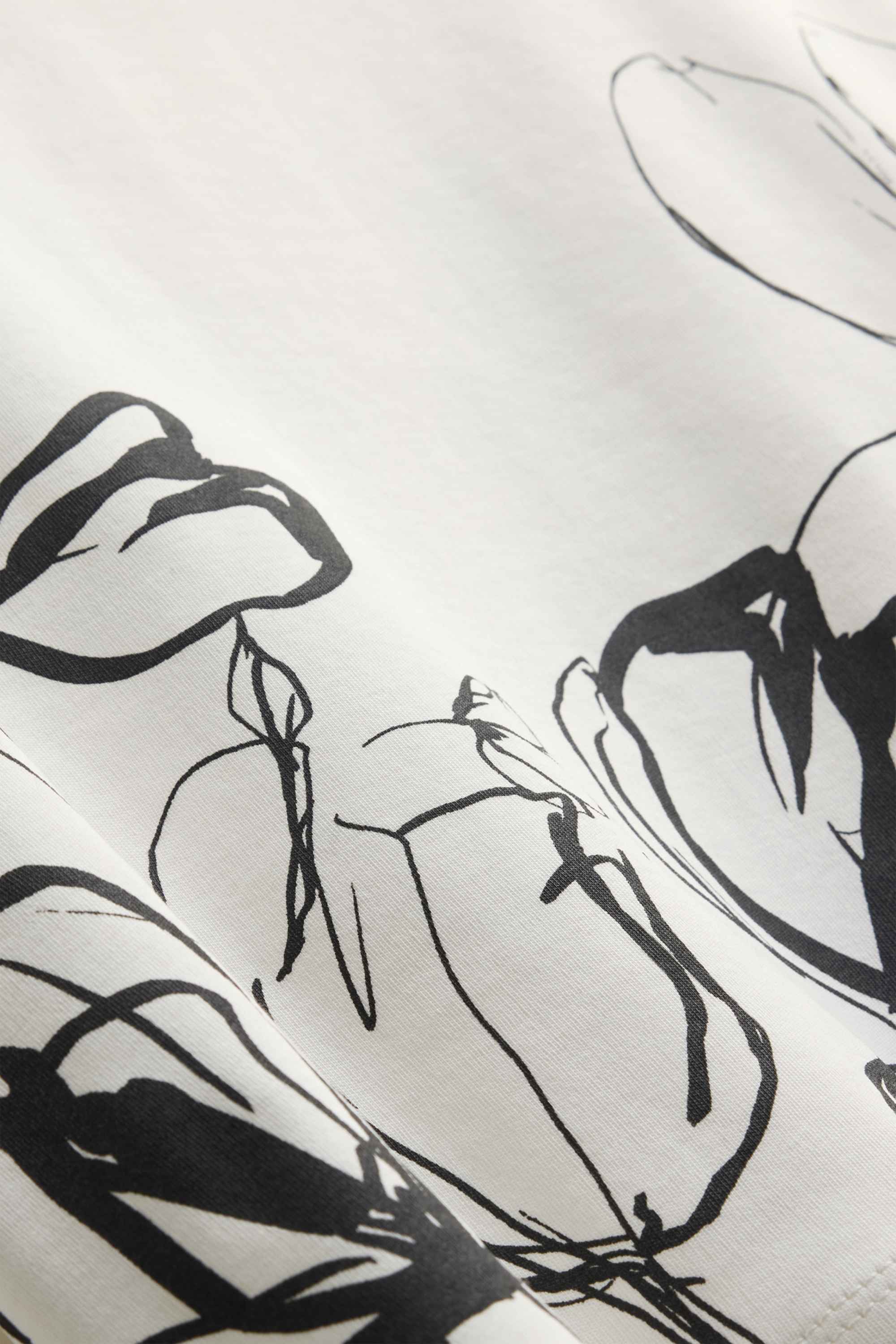 T-shirt - regular fit - floral white