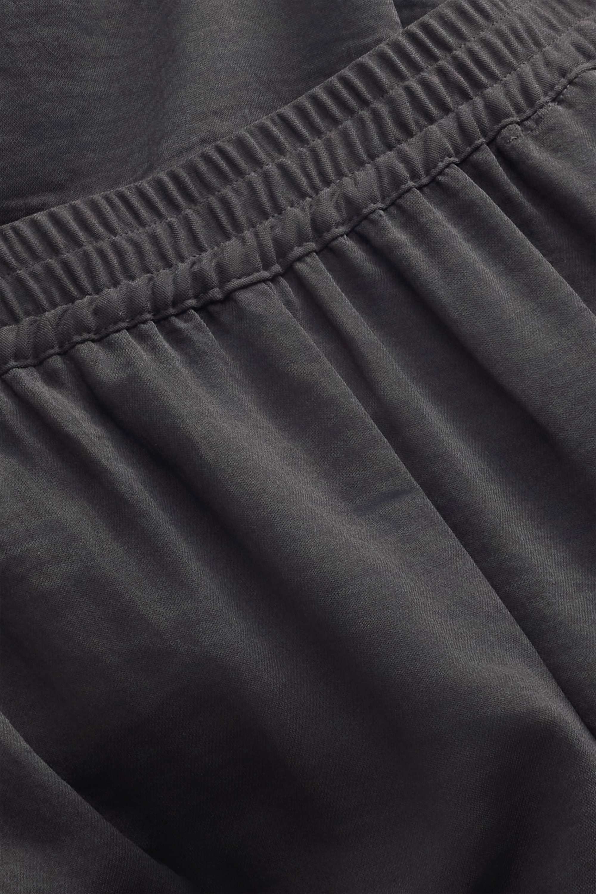 Harem trousers - mid-rise waist - balloon leg black