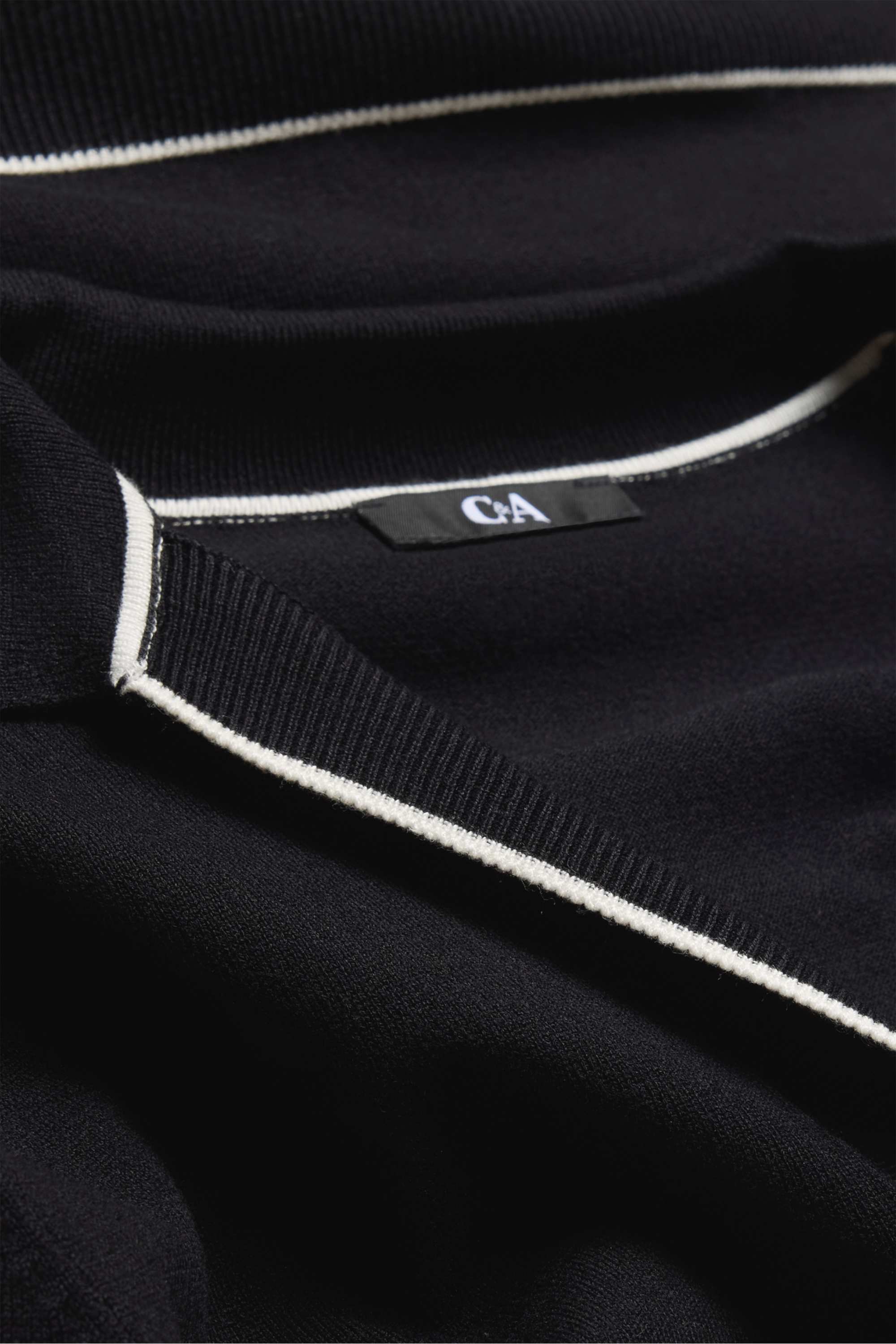 Jumper - short sleeve black / white