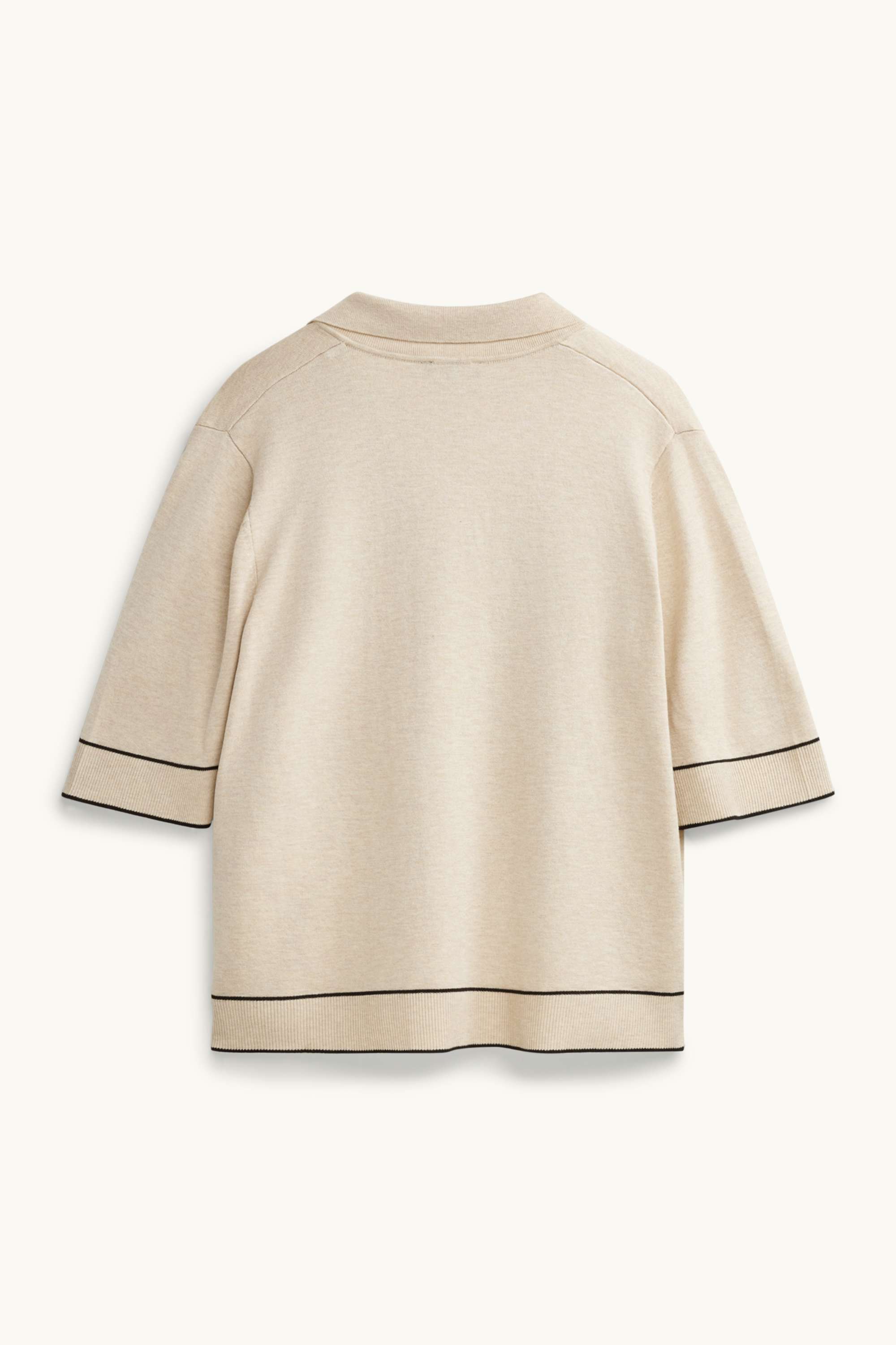 Jumper - short sleeve beige