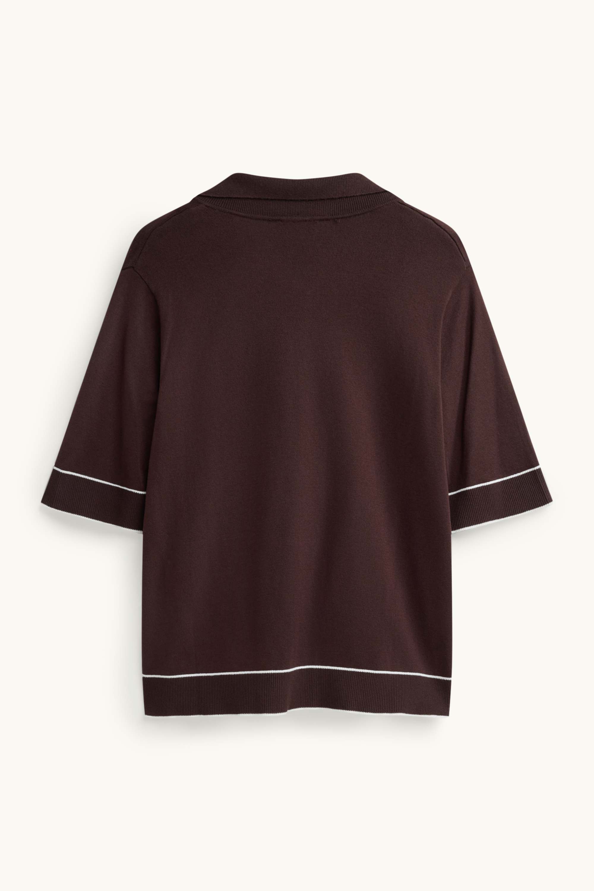 Jumper - short sleeve dark brown
