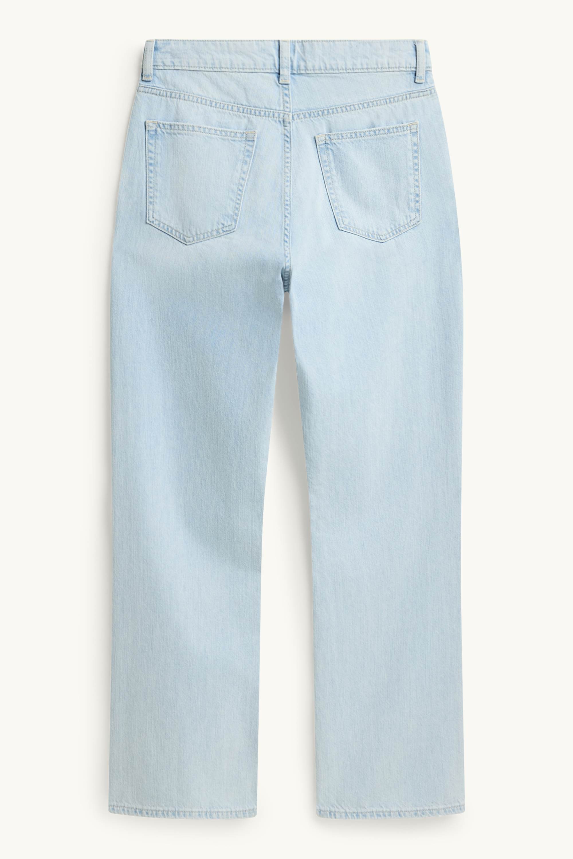 Baggy jeans - mid-rise waist light blue