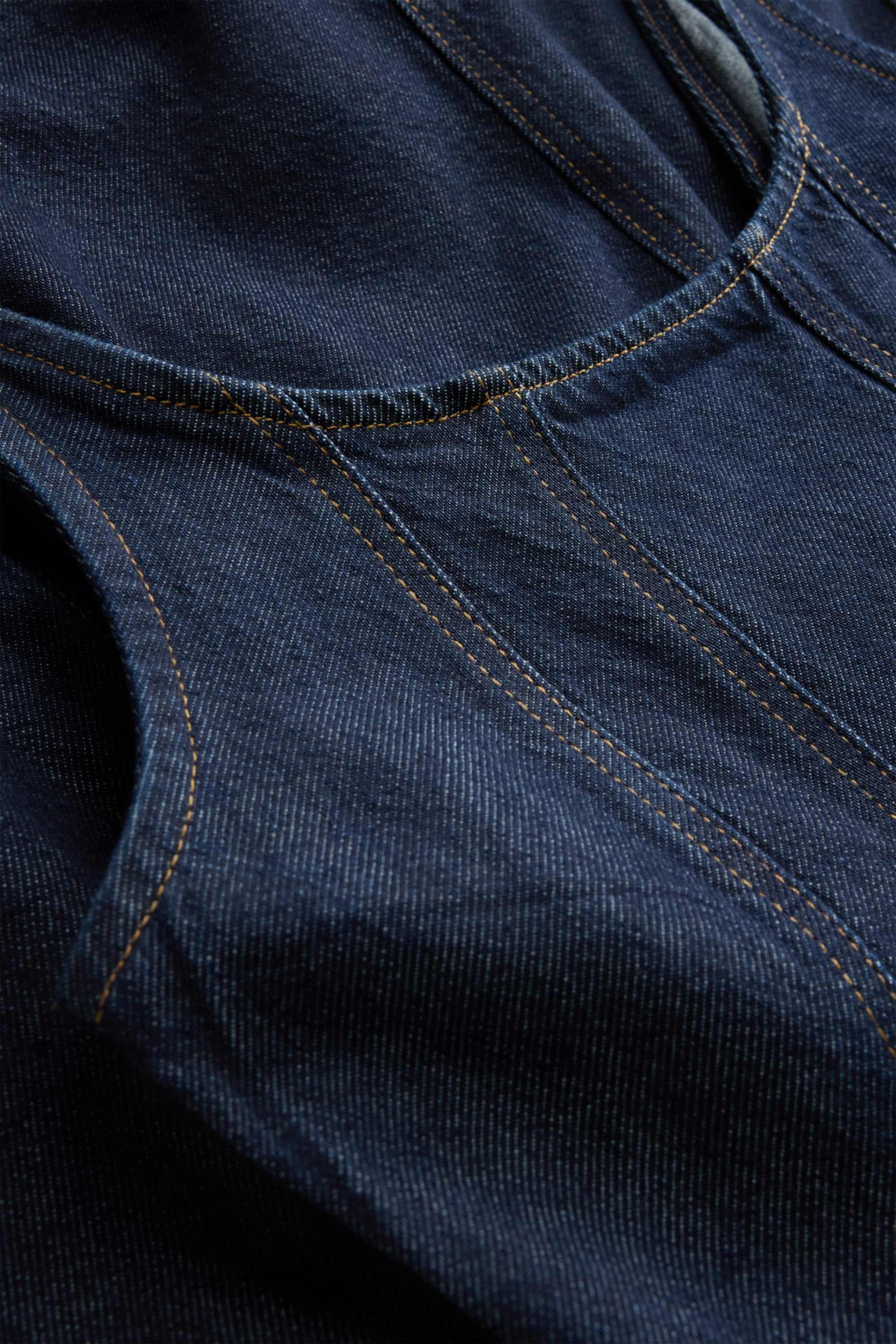 A-line dress - denim look denim-dark blue