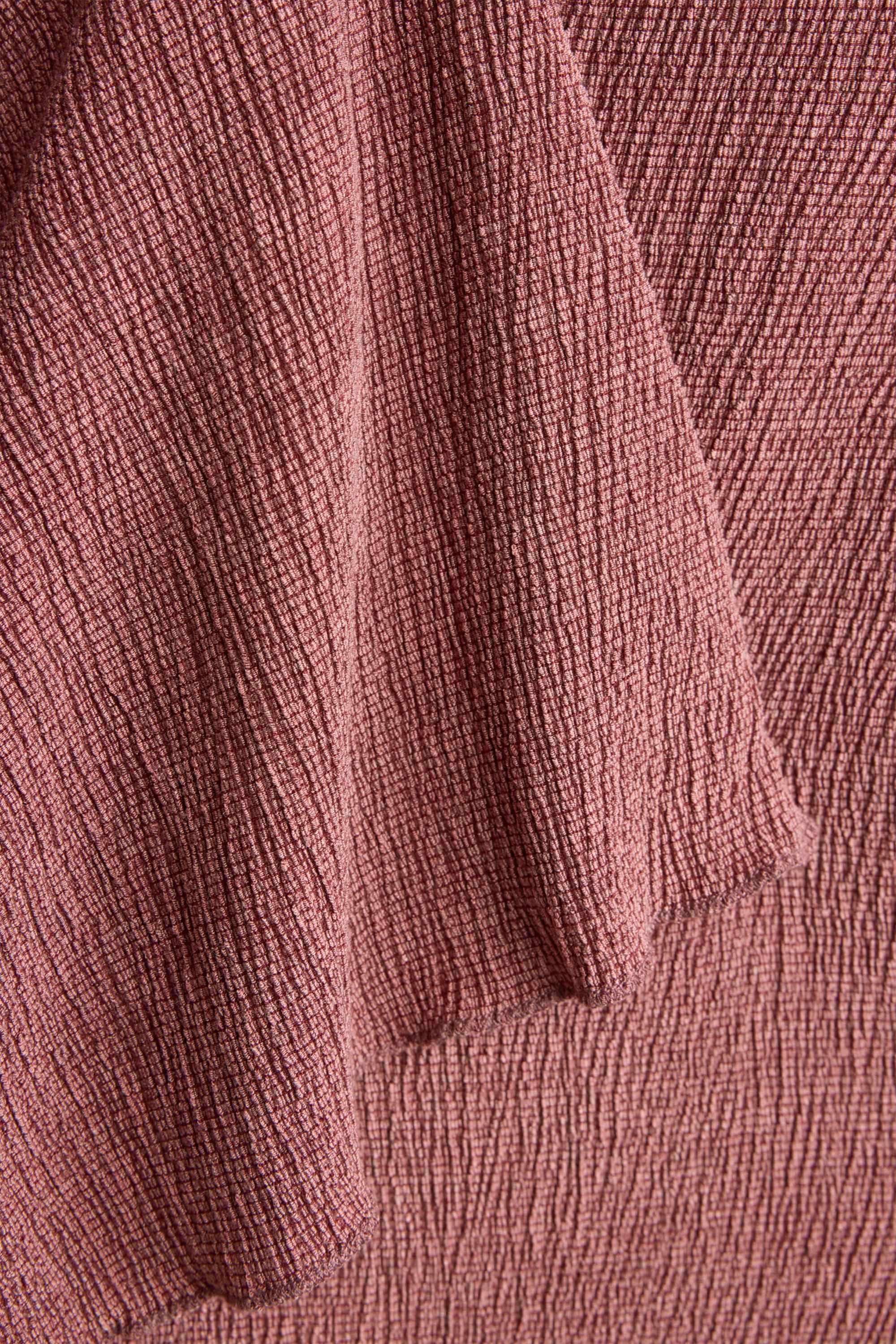 Cloth trousers - high waist - flared red