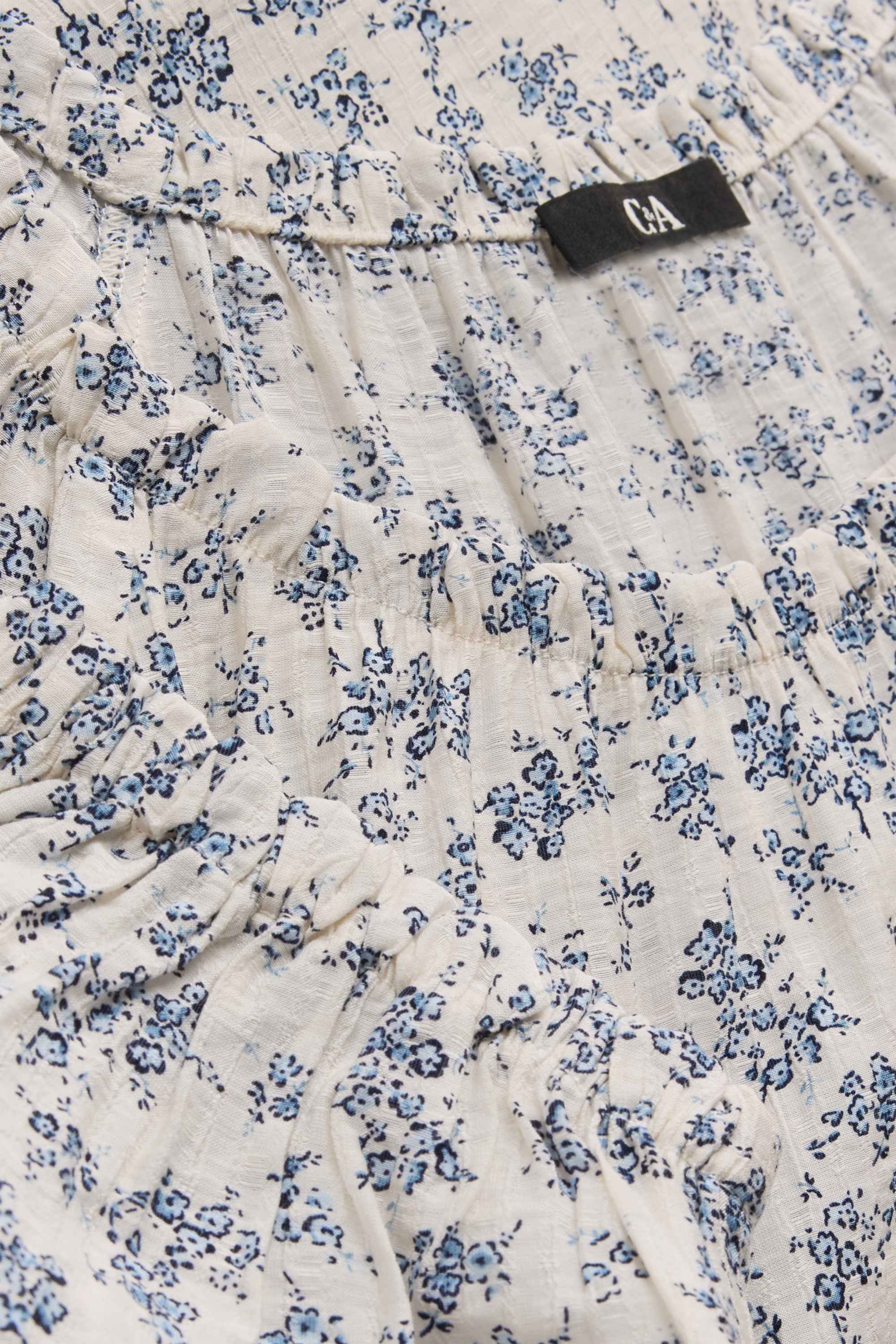 Blouse - floral beige
