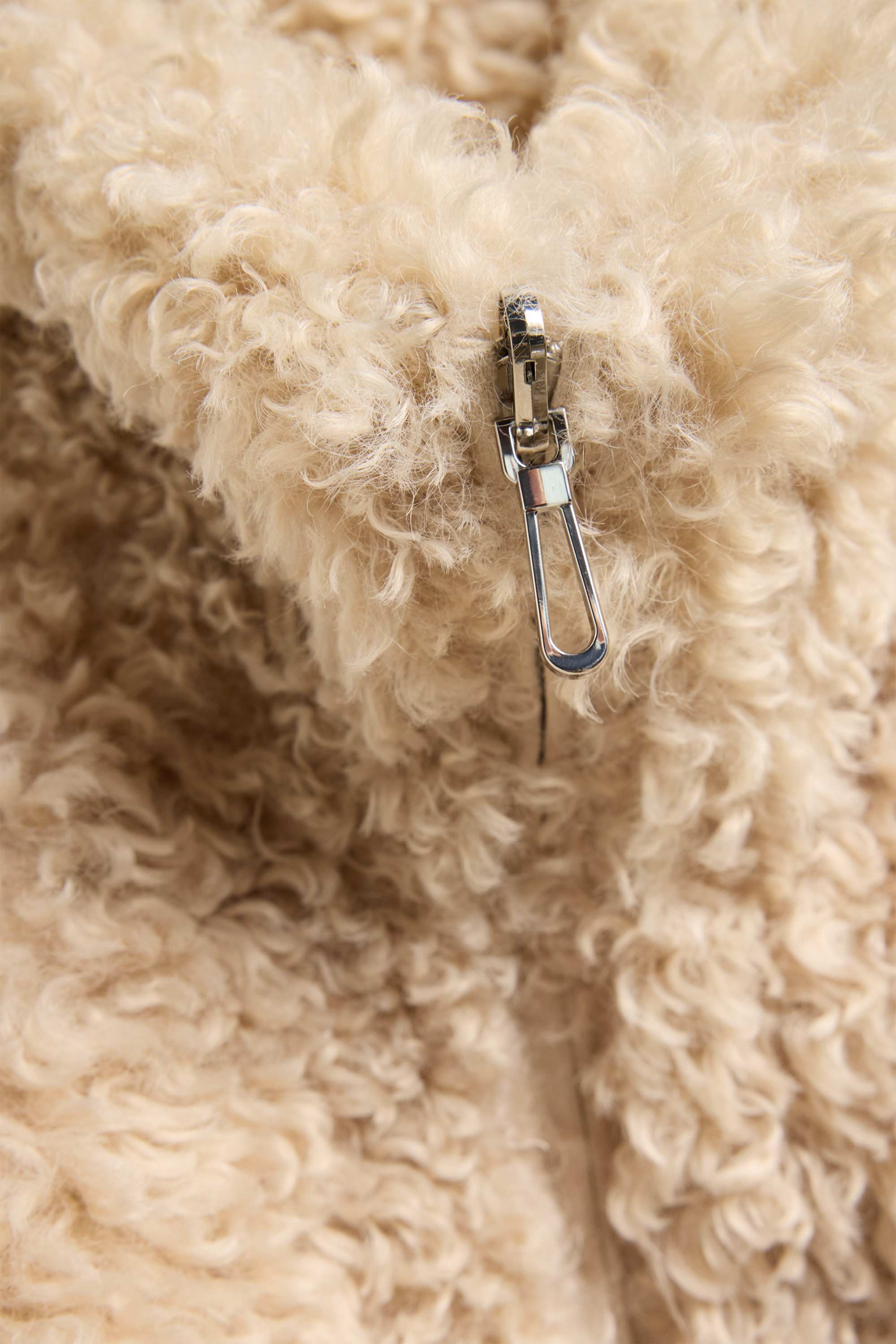 Reversible gilet beige