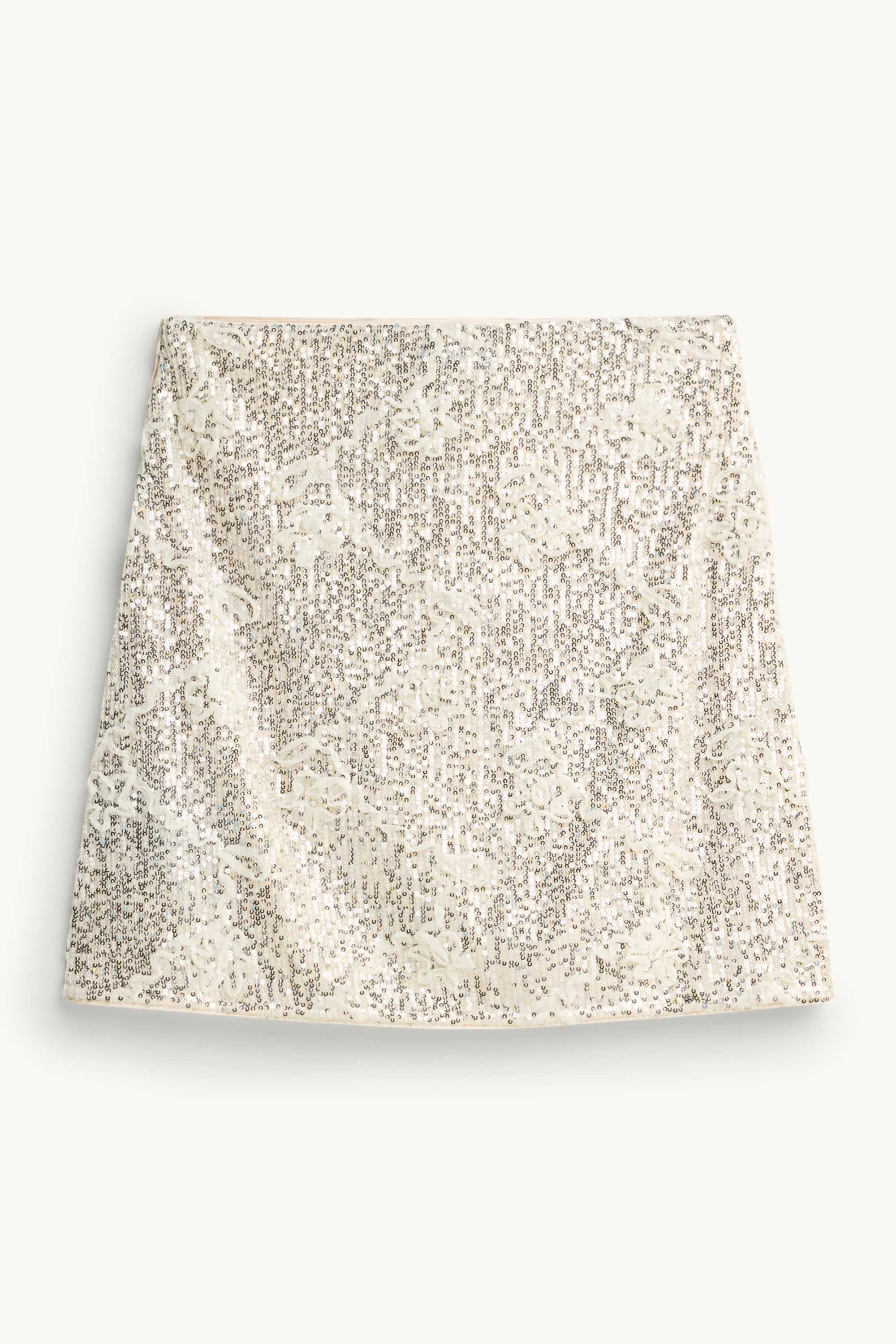 Sequin skirt gold