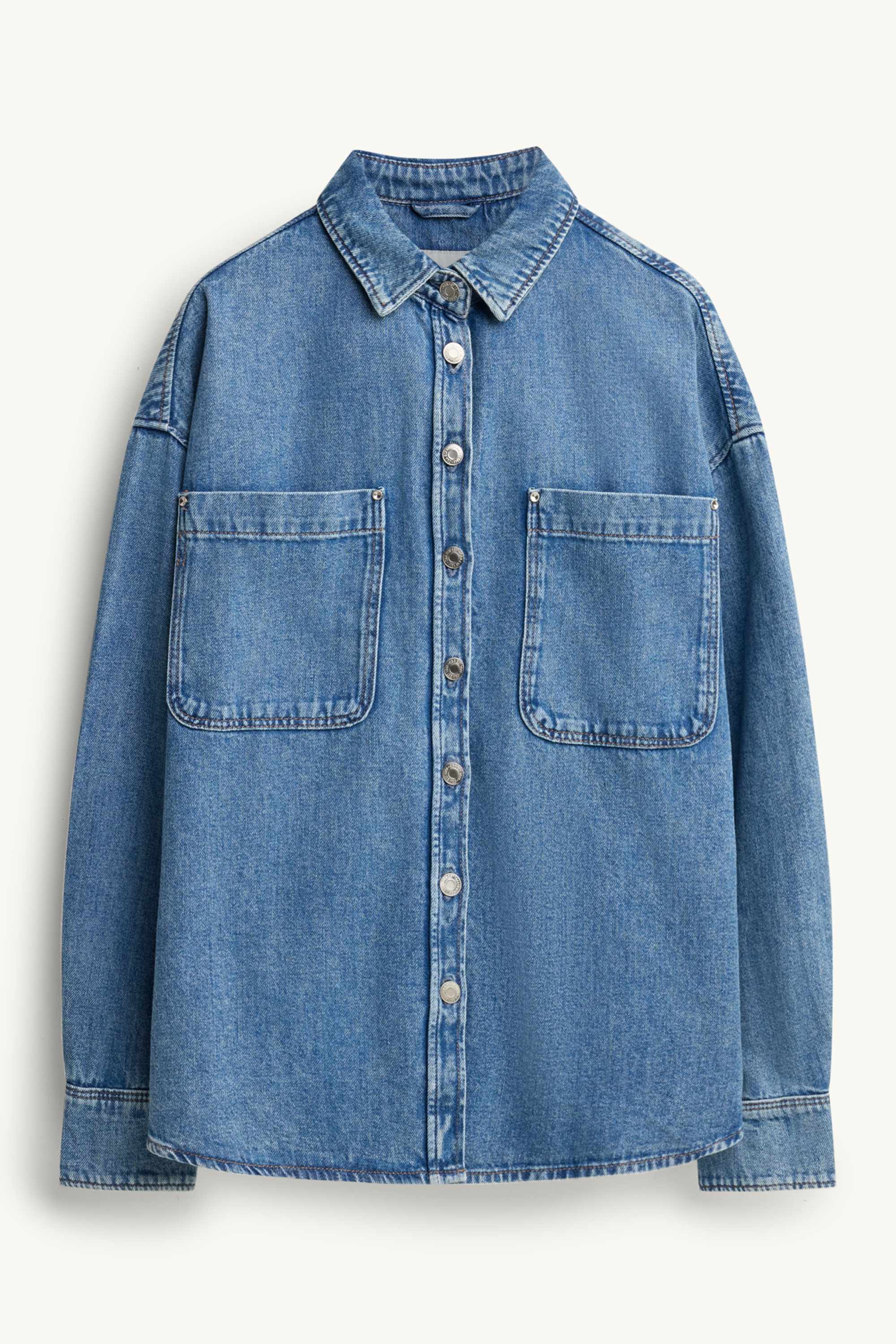 Denim shirt blouse blue denim