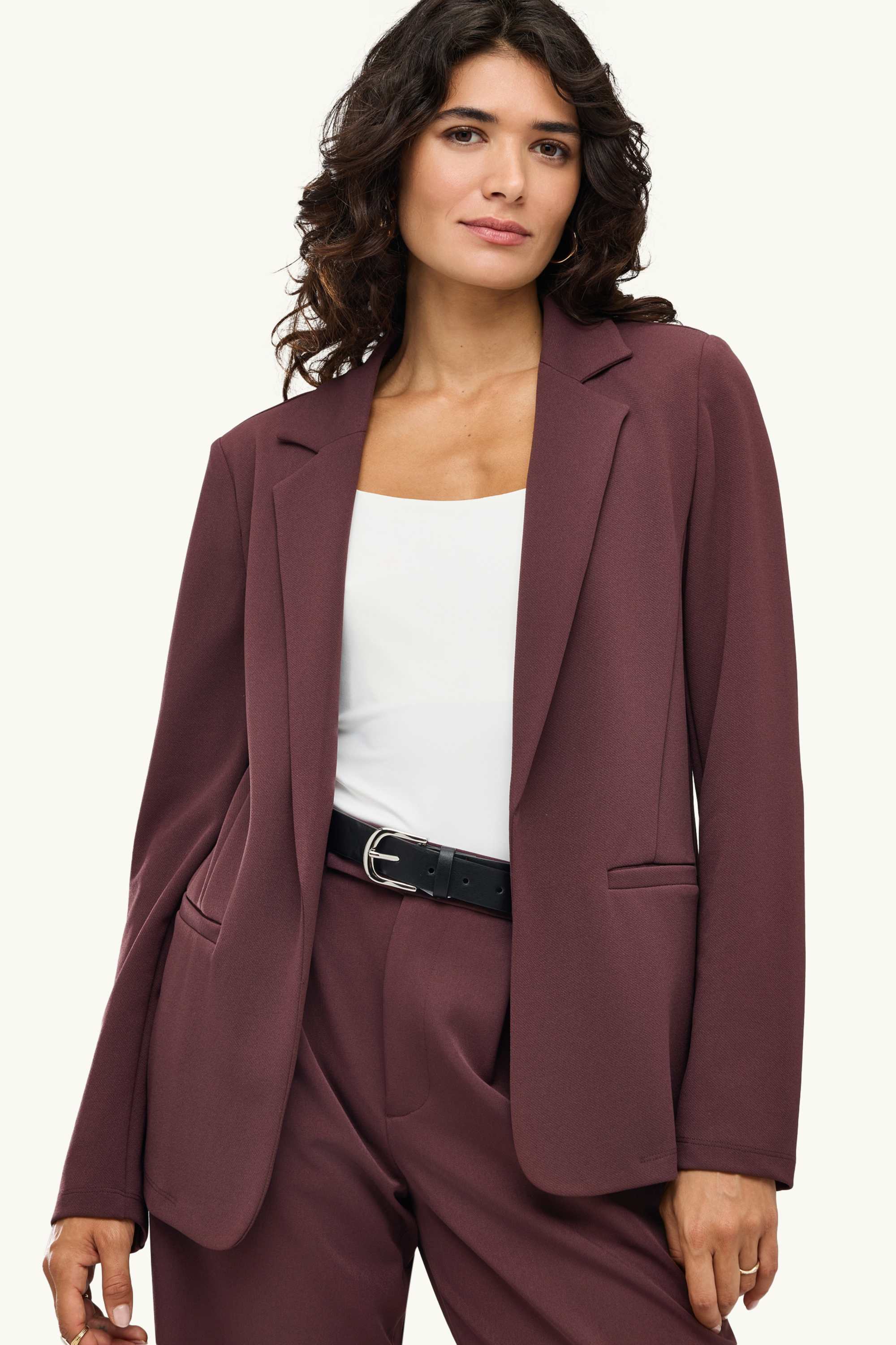 Blazer - regular fit dark brown