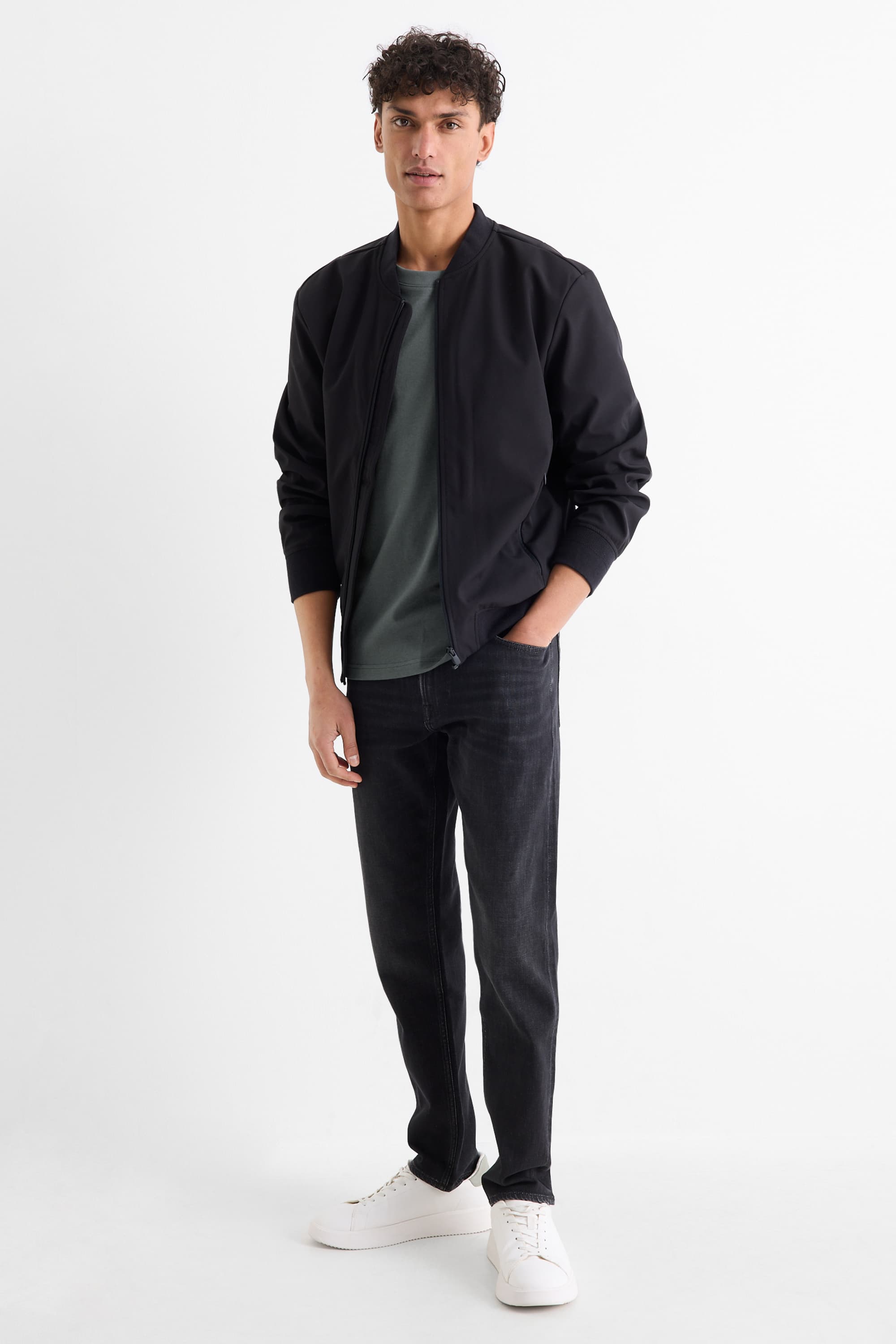 T-shirt - relaxed fit dark green