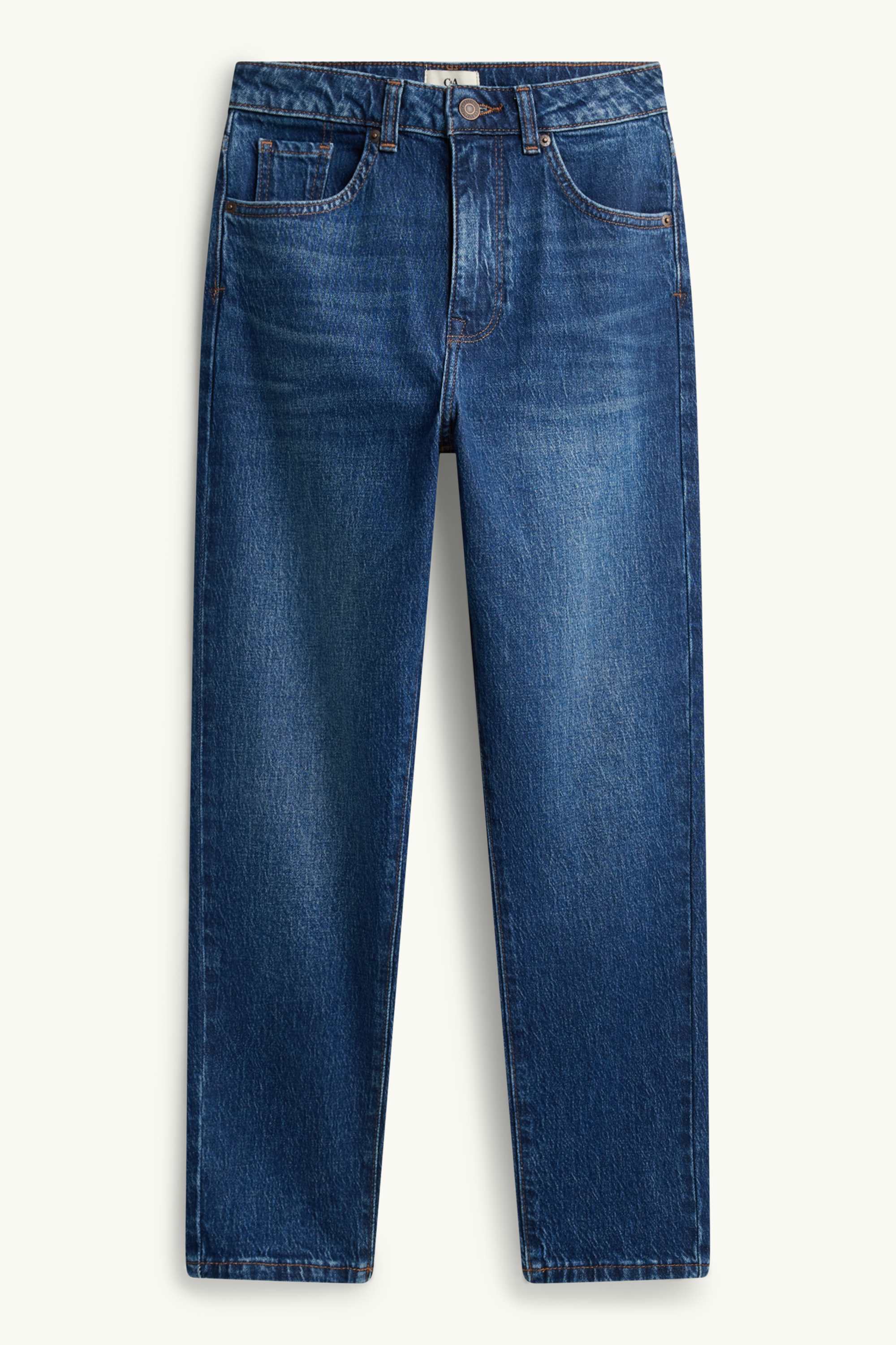 Mom jeans - high waist - LYCRA® blue denim