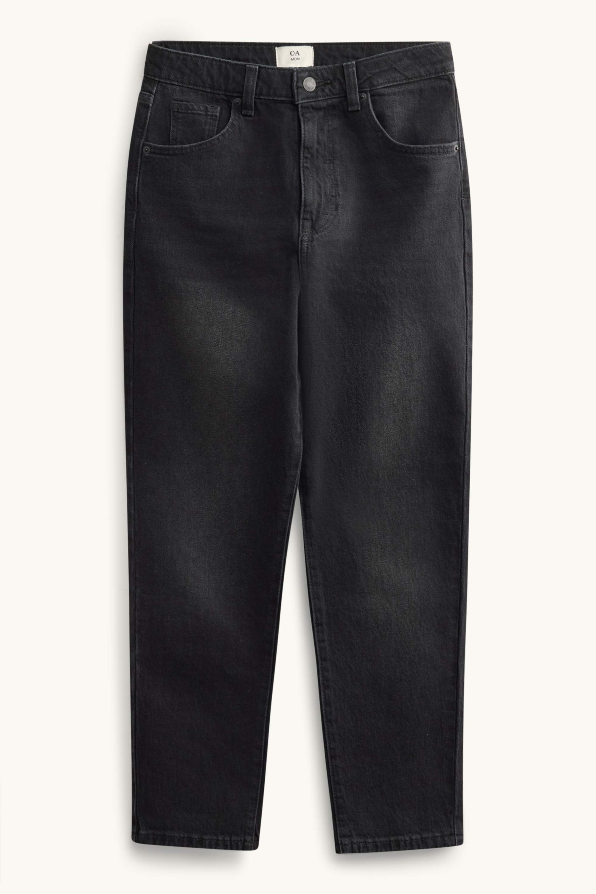 Mom jeans - high waist - LYCRA® denim-dark gray