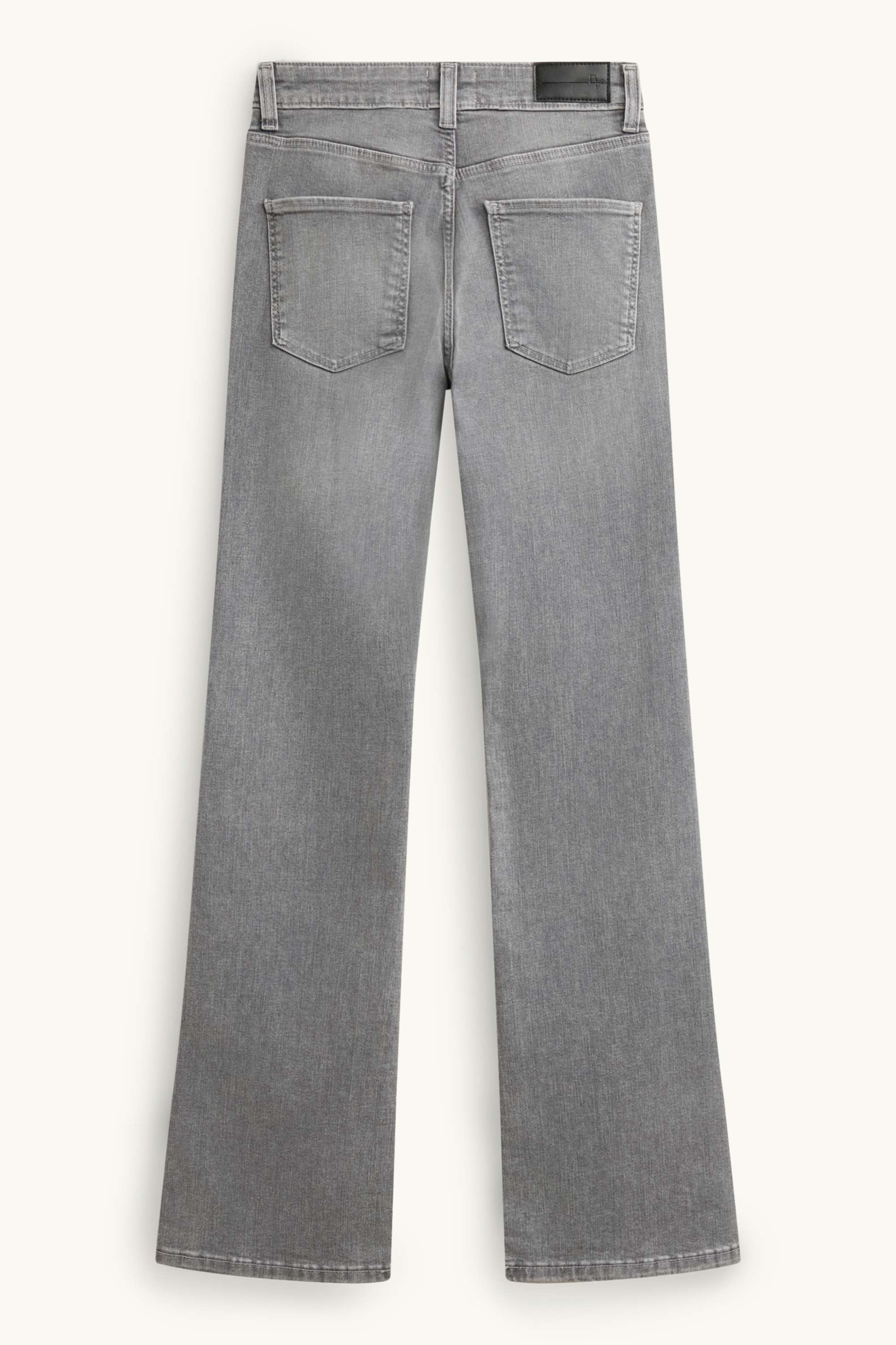Bootcut jeans - mid-rise waist - LYCRA® denim-gray