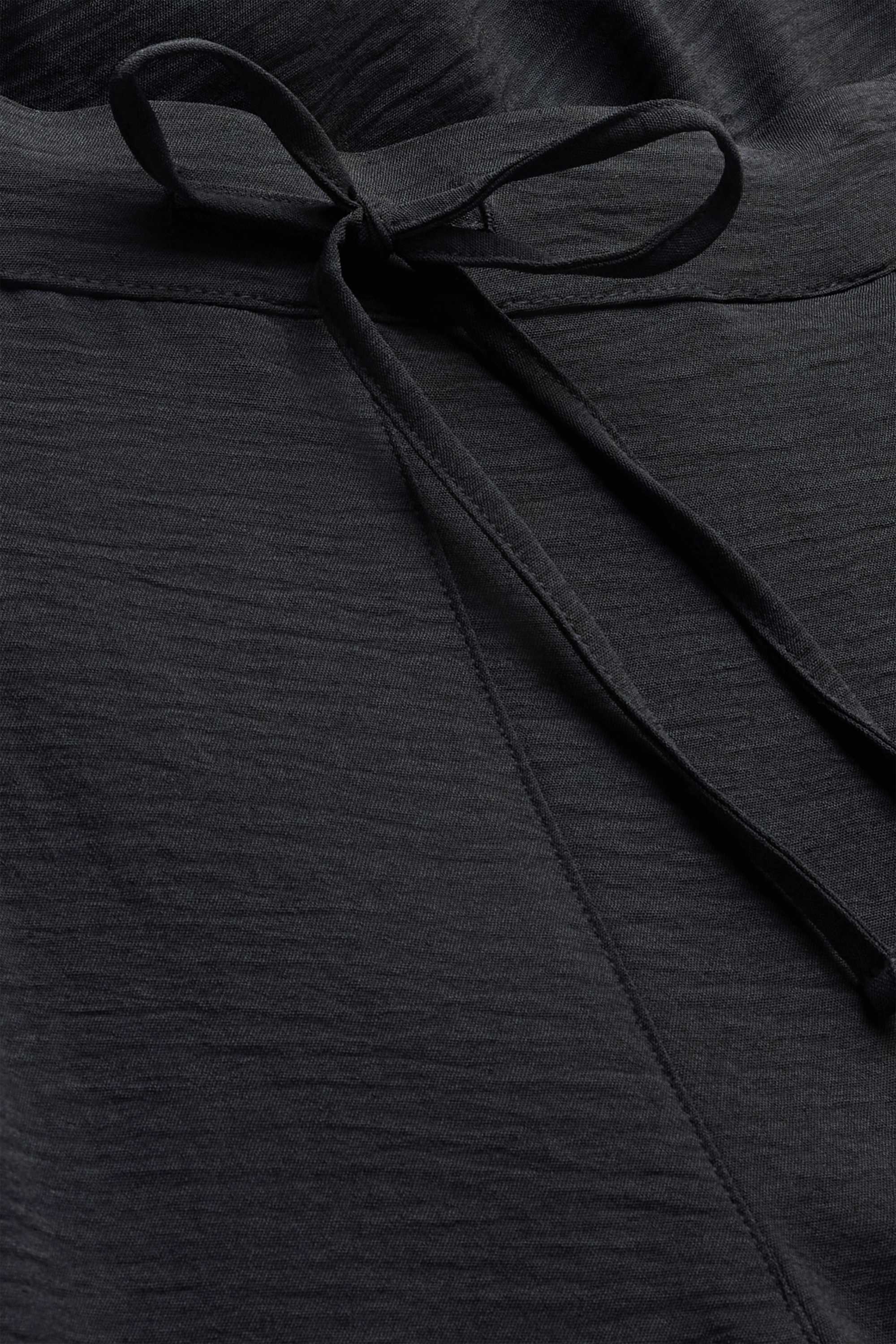 Harem trousers - mid-rise waist - balloon leg black