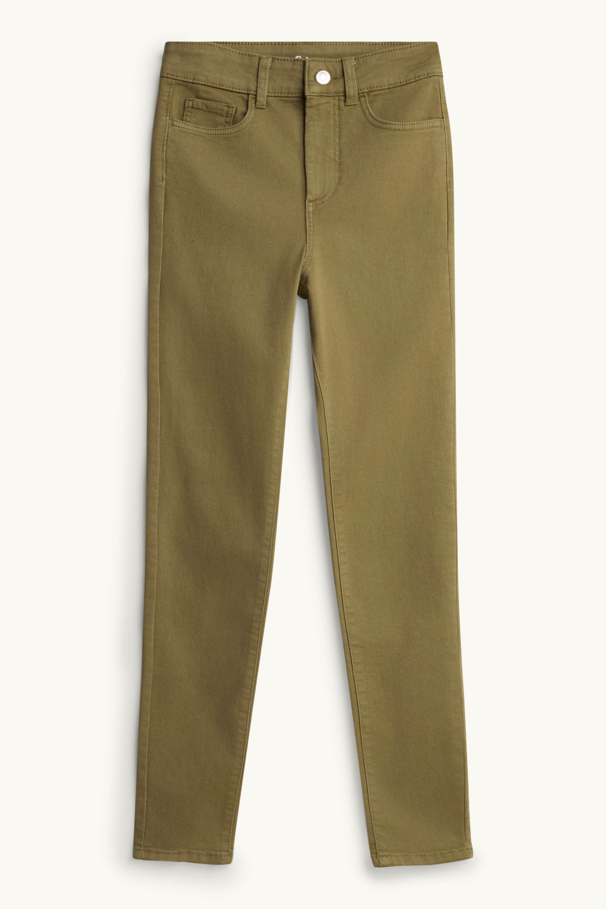 Jegging jeans - high waist khaki