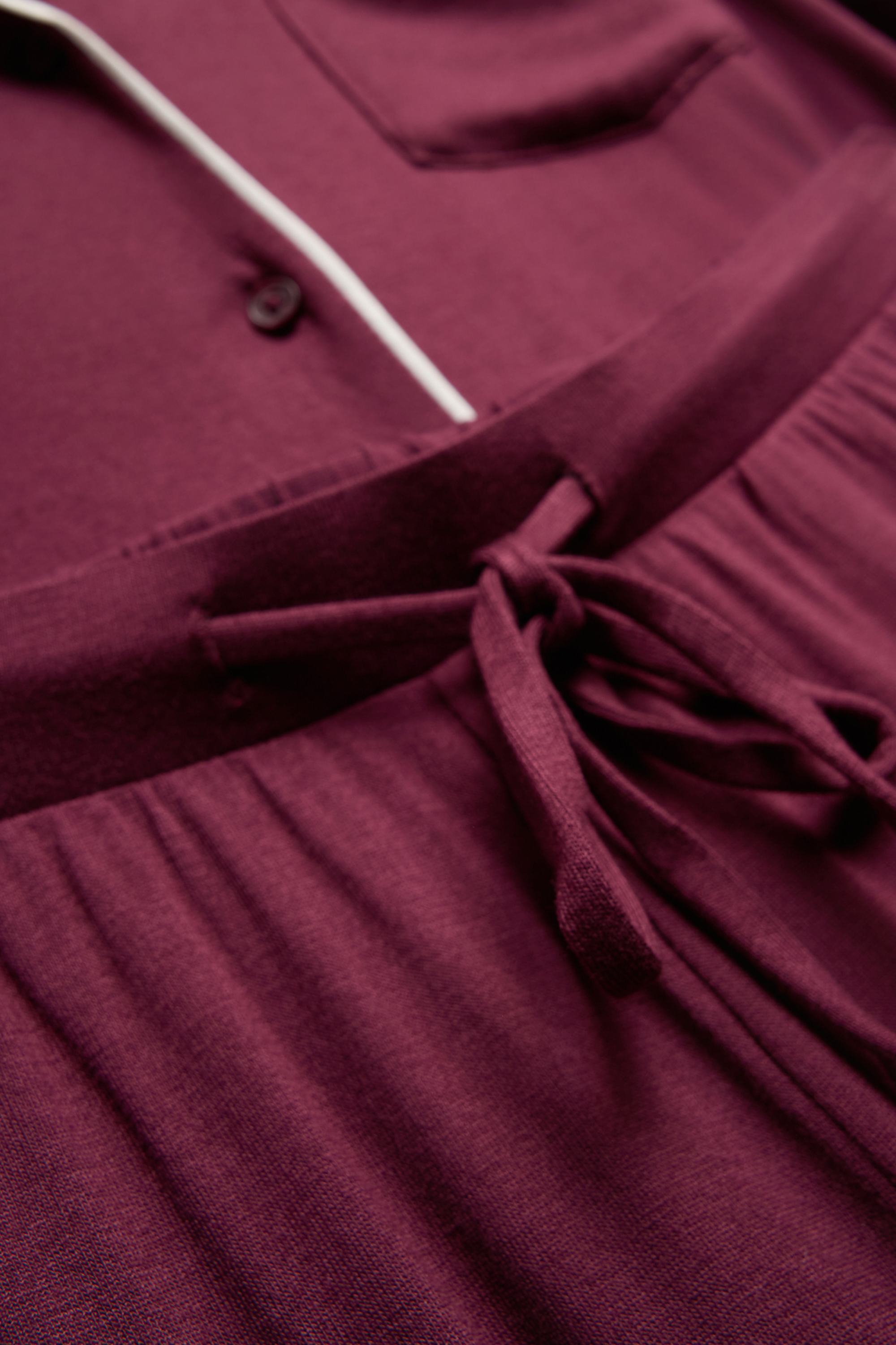 Viscose pyjamas bordeaux
