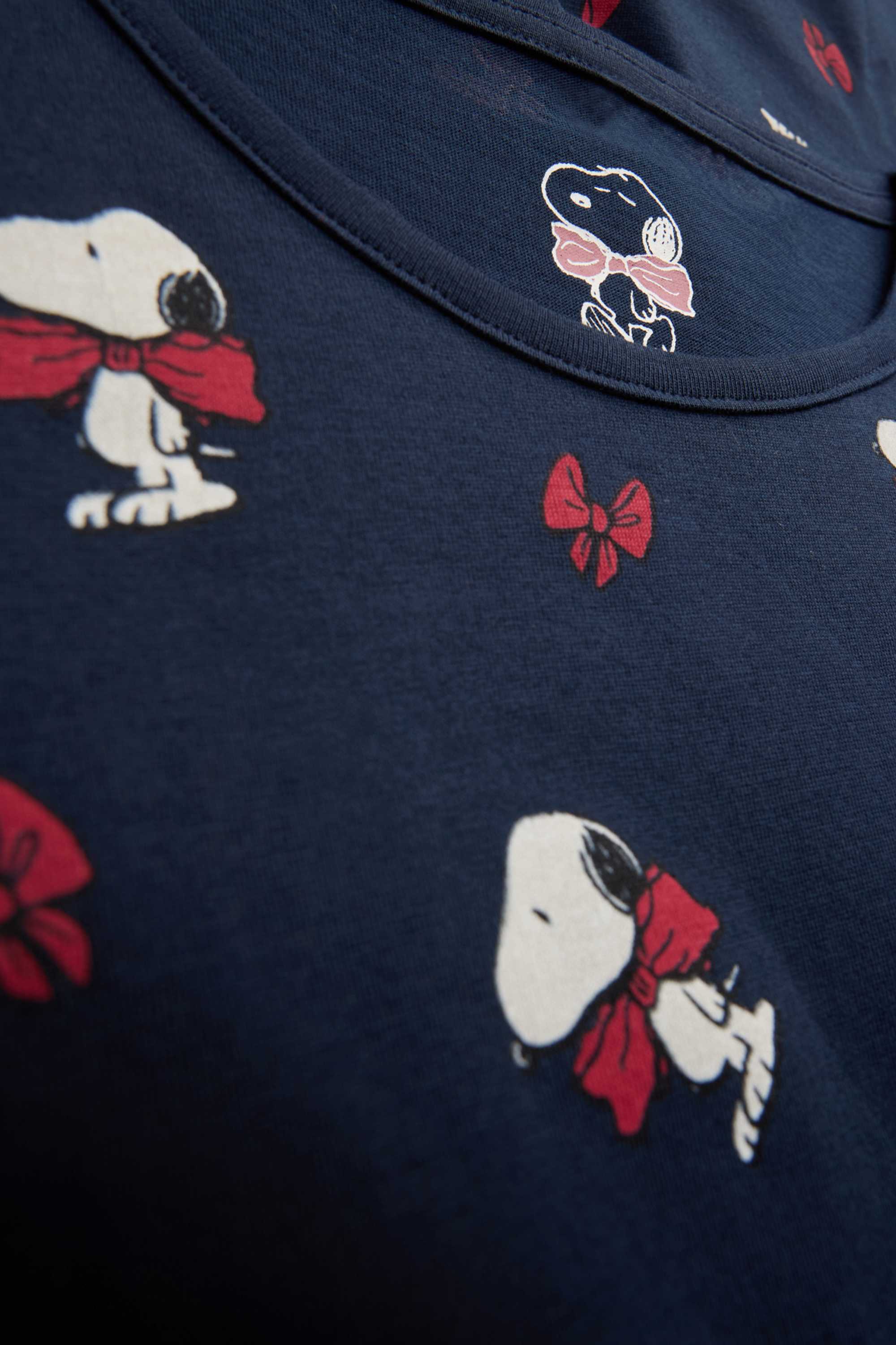 Nightdress - Snoopy dark blue