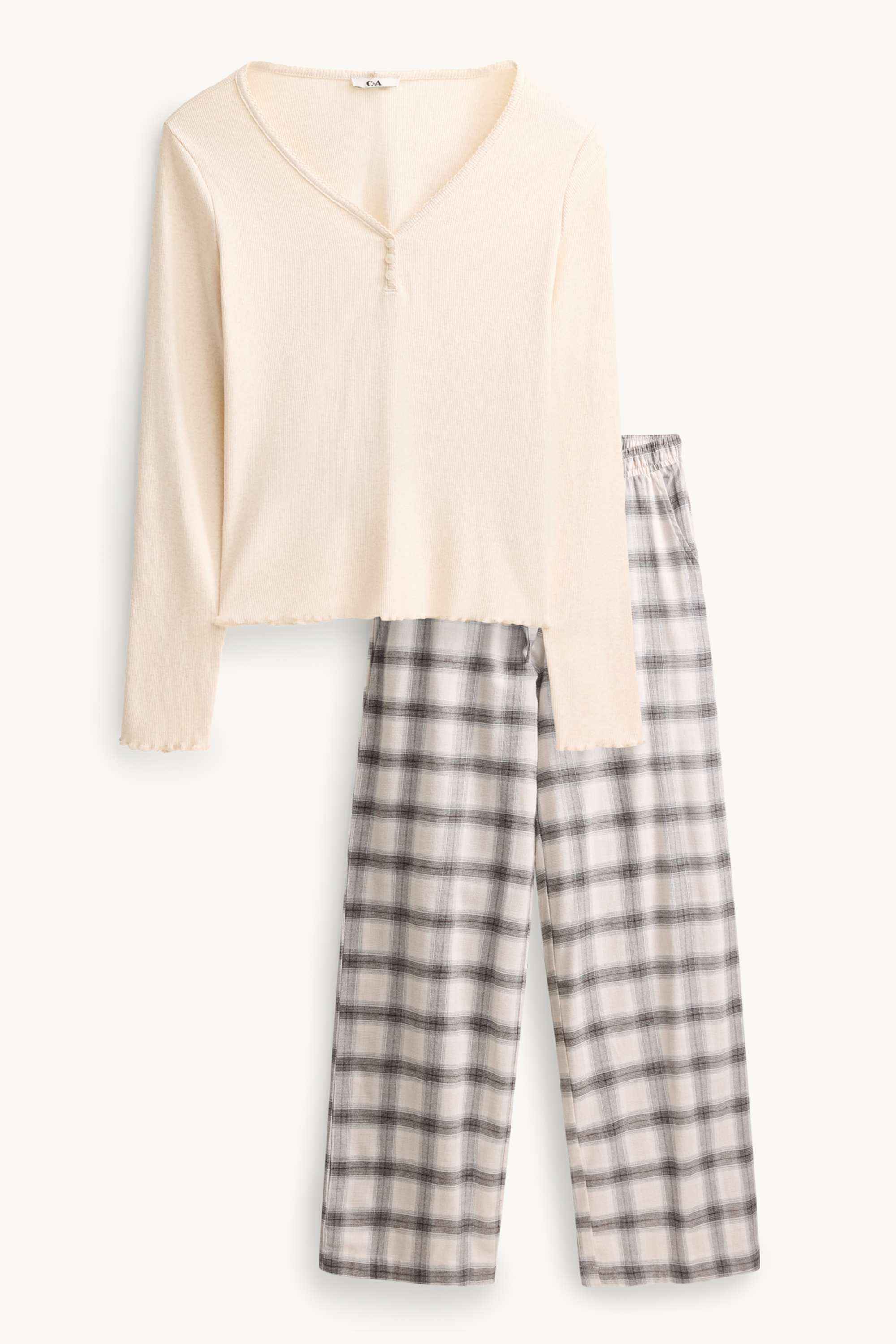 Pyjamas cremewhite