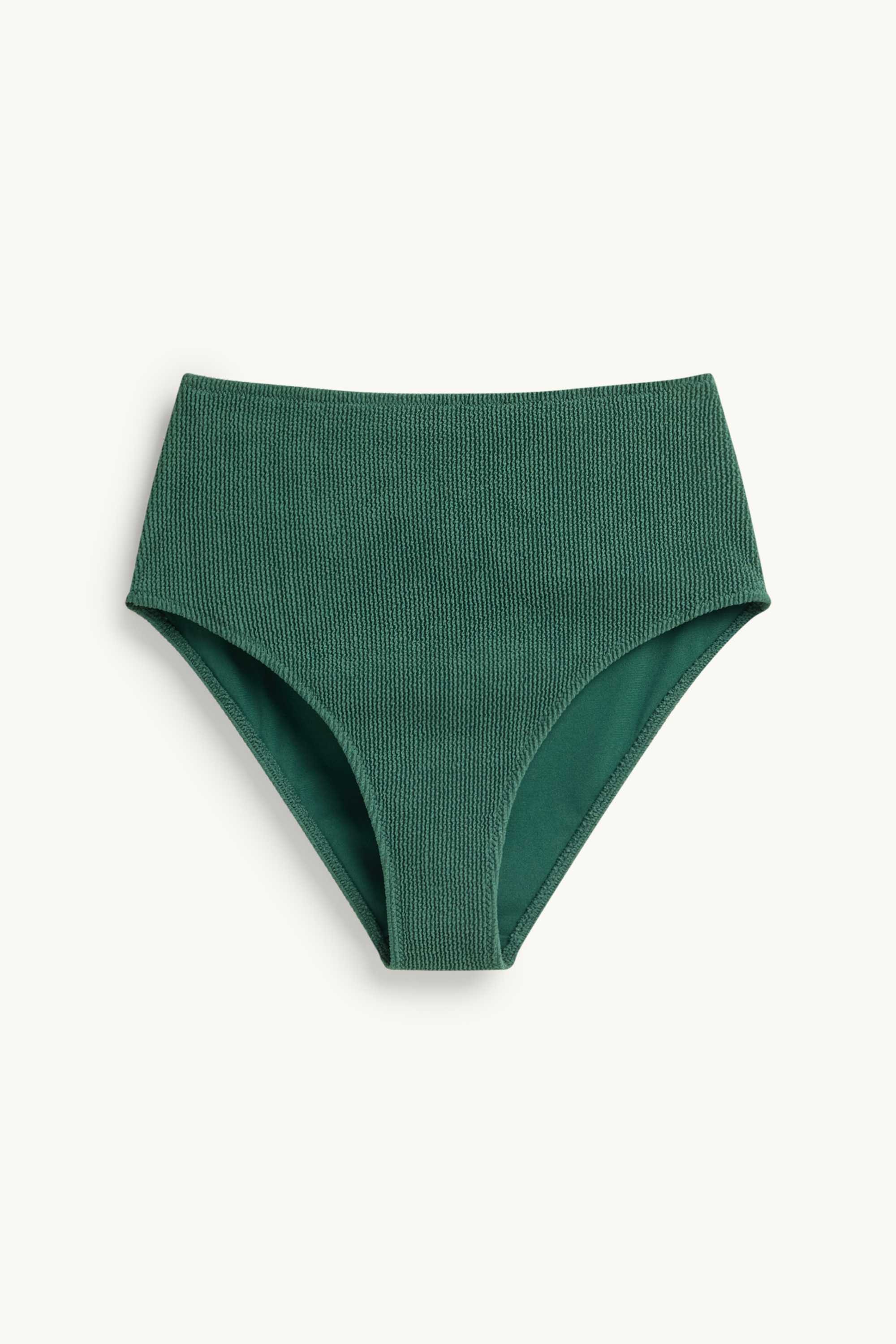 Bikini bottoms - high waist - LYCRA® XTRA LIFE™ dark green