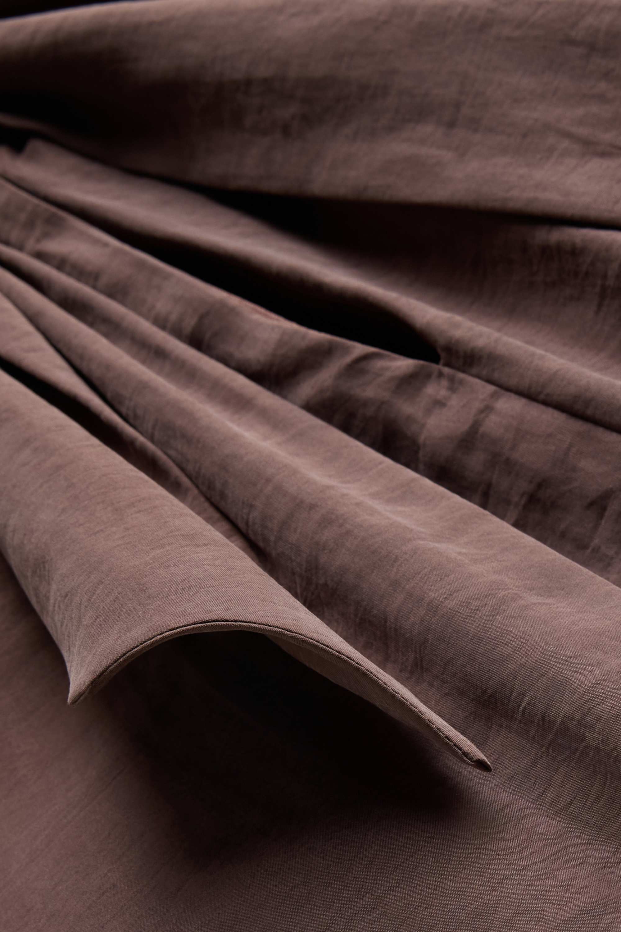 A-line dress brown