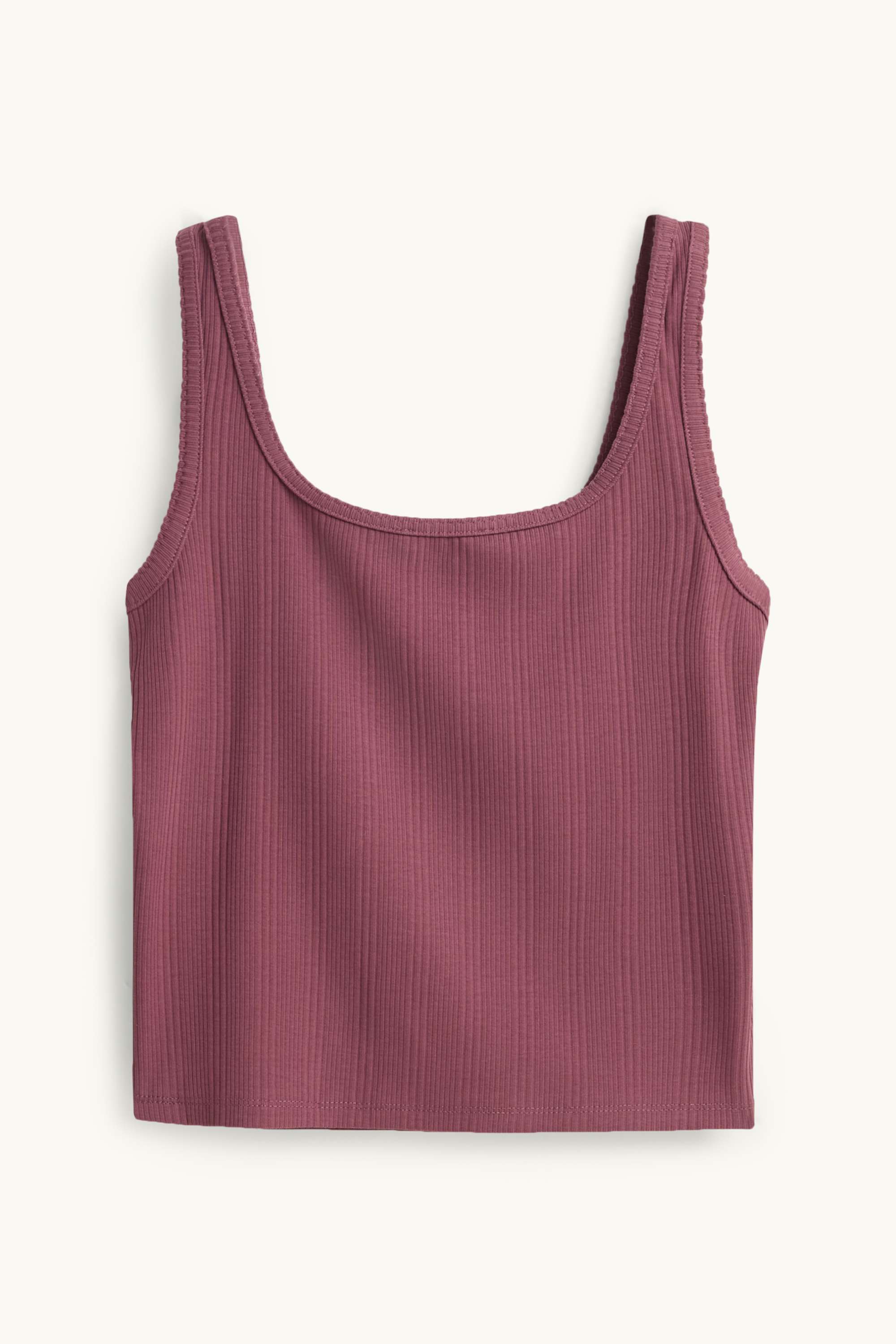 Top - ribbed red