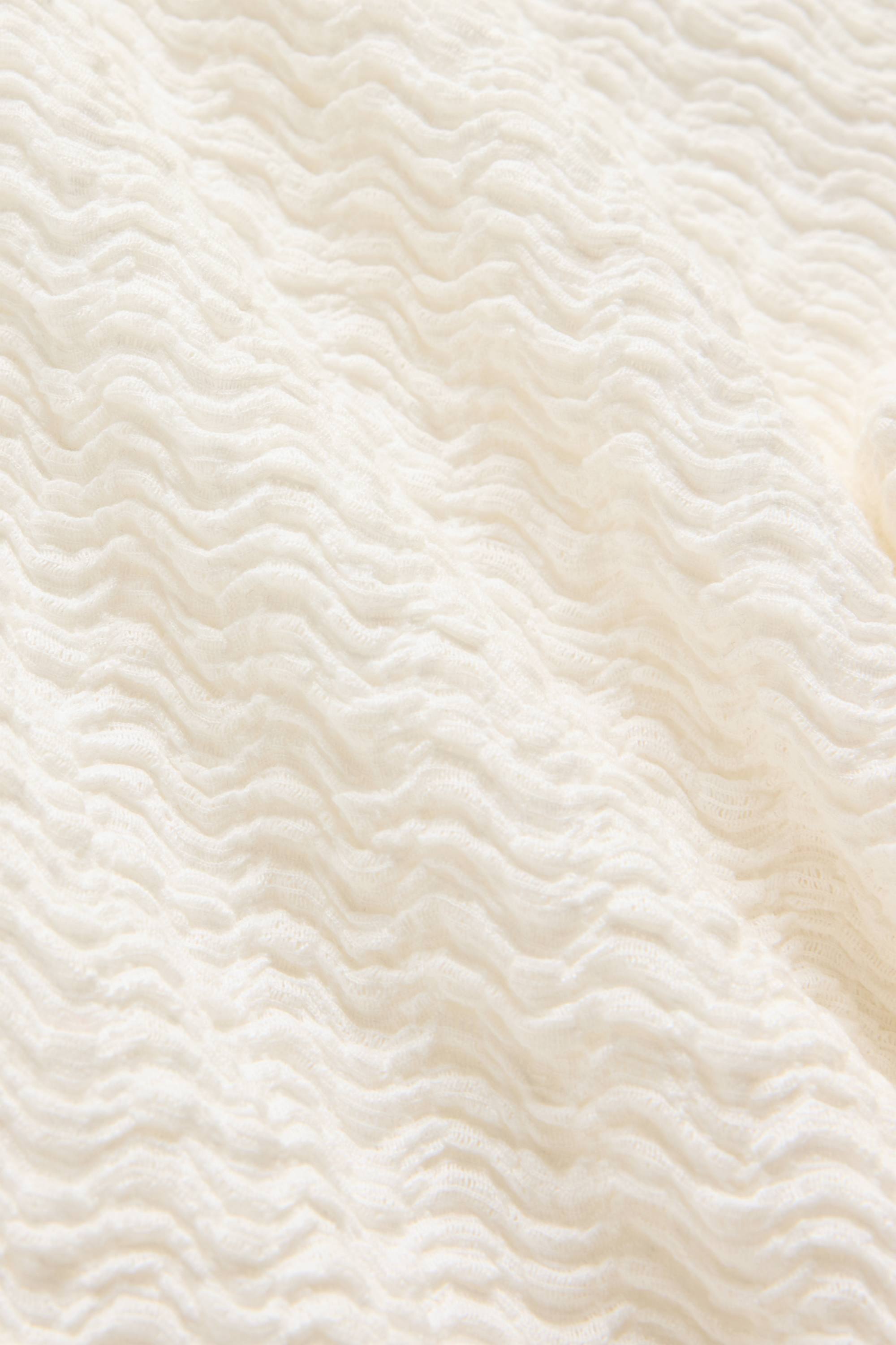 T-shirt - regular fit - textured white