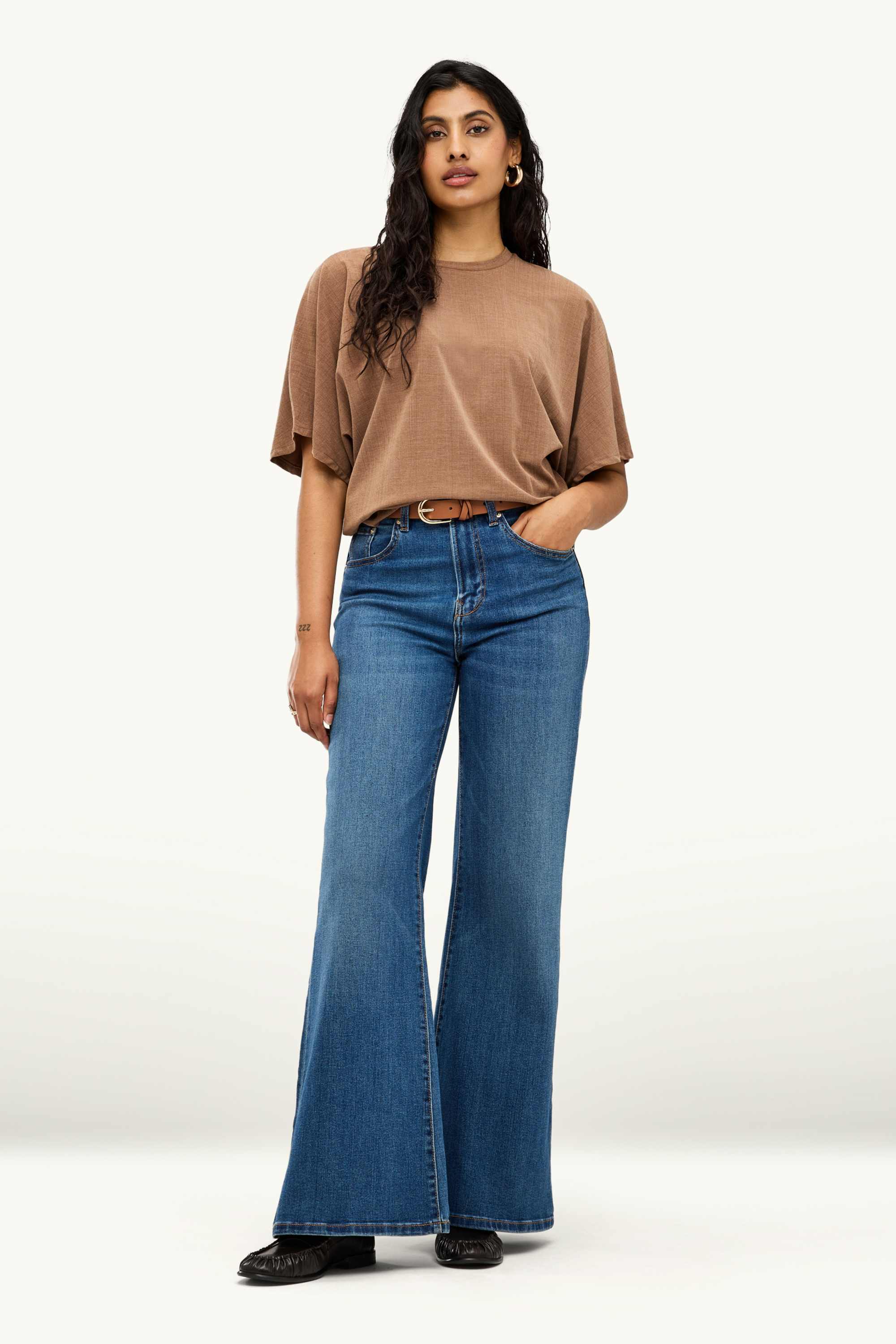 T-shirt - relaxed fit brown
