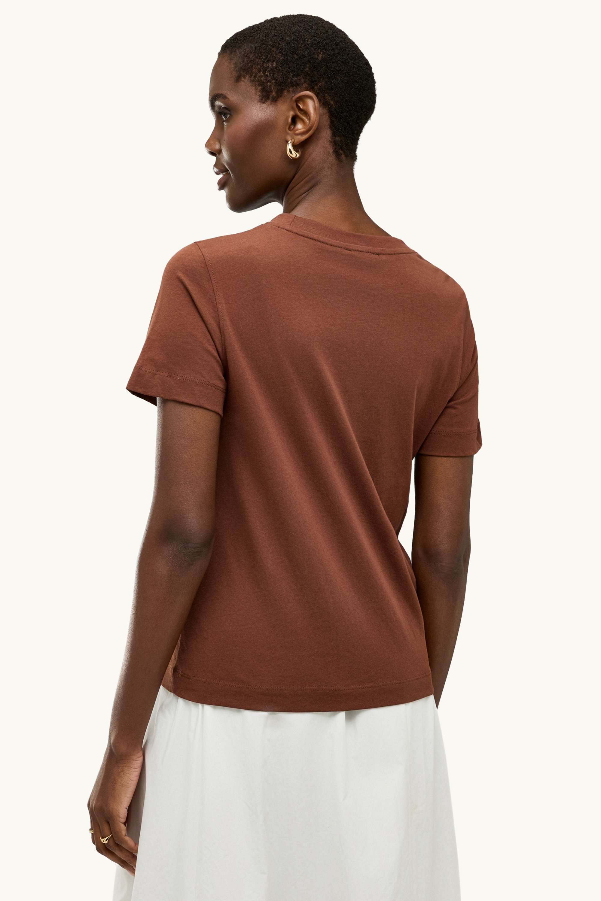 T-shirt - regular fit brown