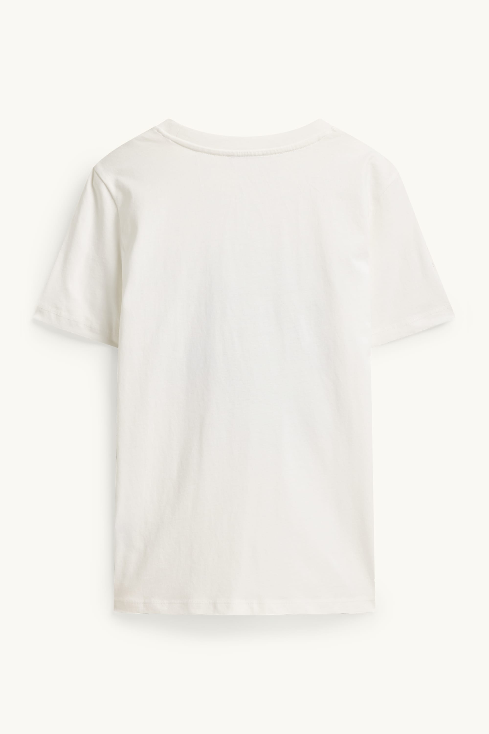 T-shirt with rhinestones - regular fit white