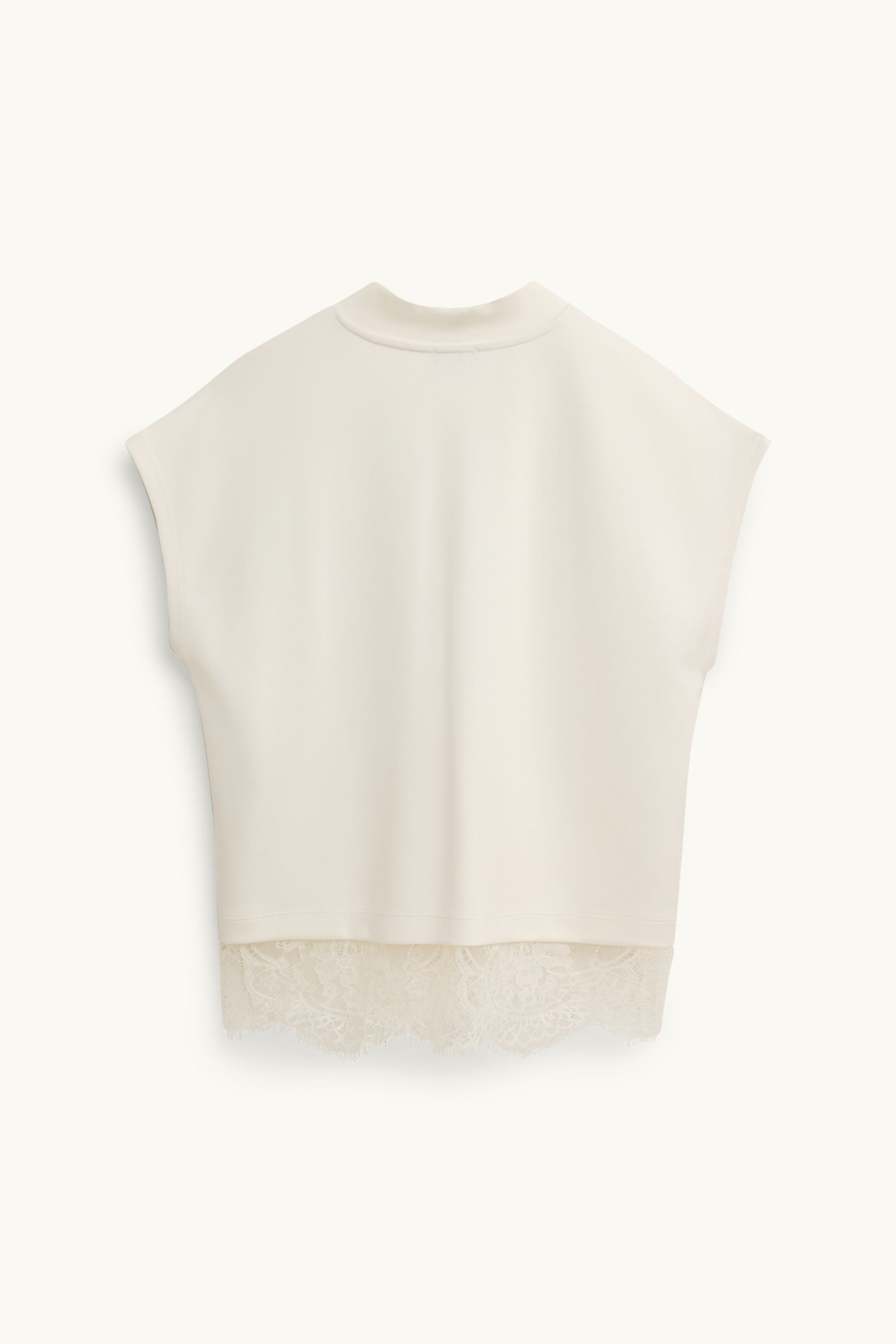 T-shirt - regular fit creme