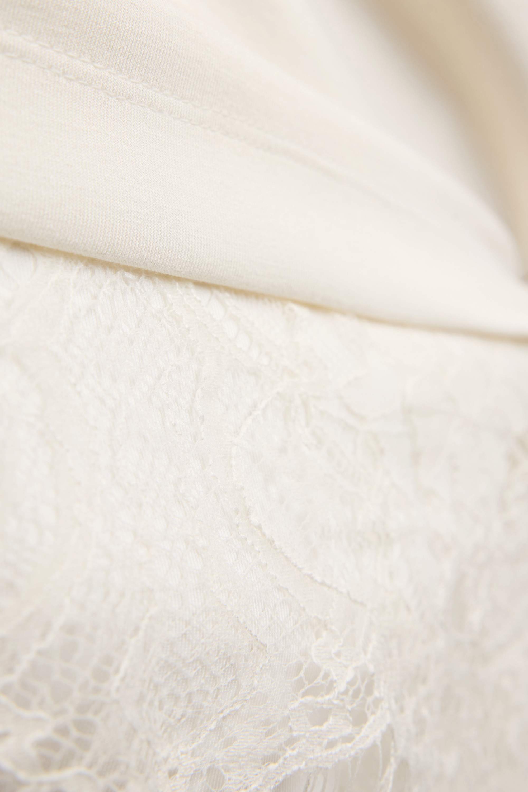 T-shirt - regular fit creme