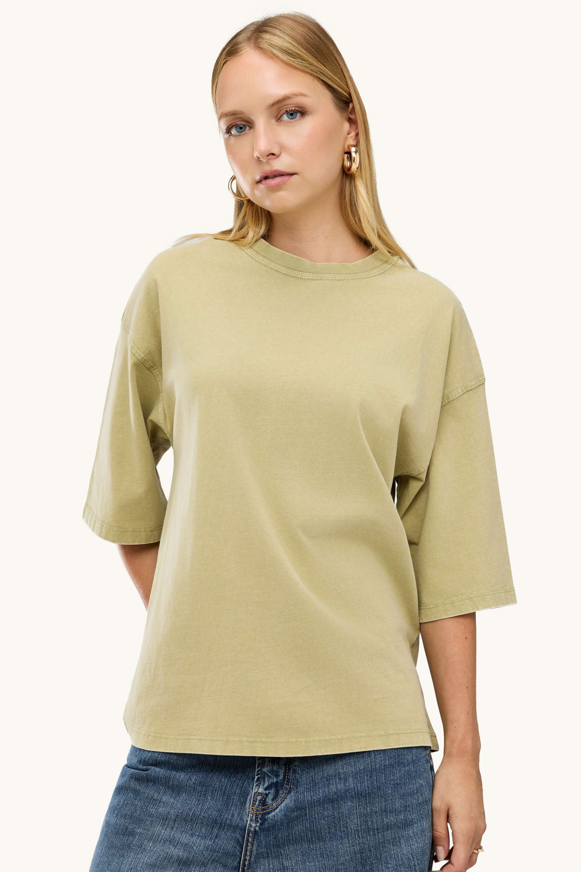 T-shirt - oversized light green