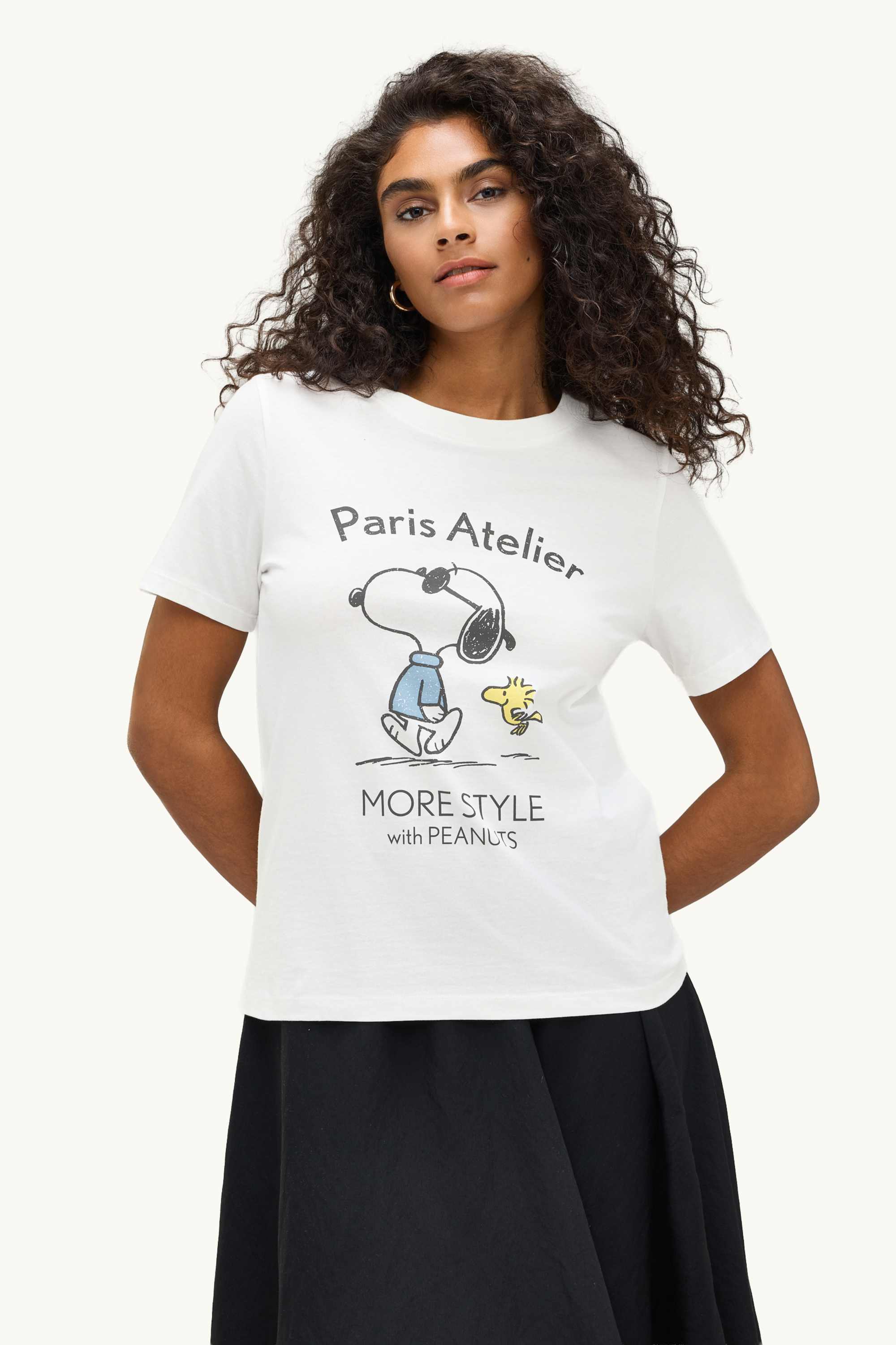 T-shirt - regular fit - Peanuts white