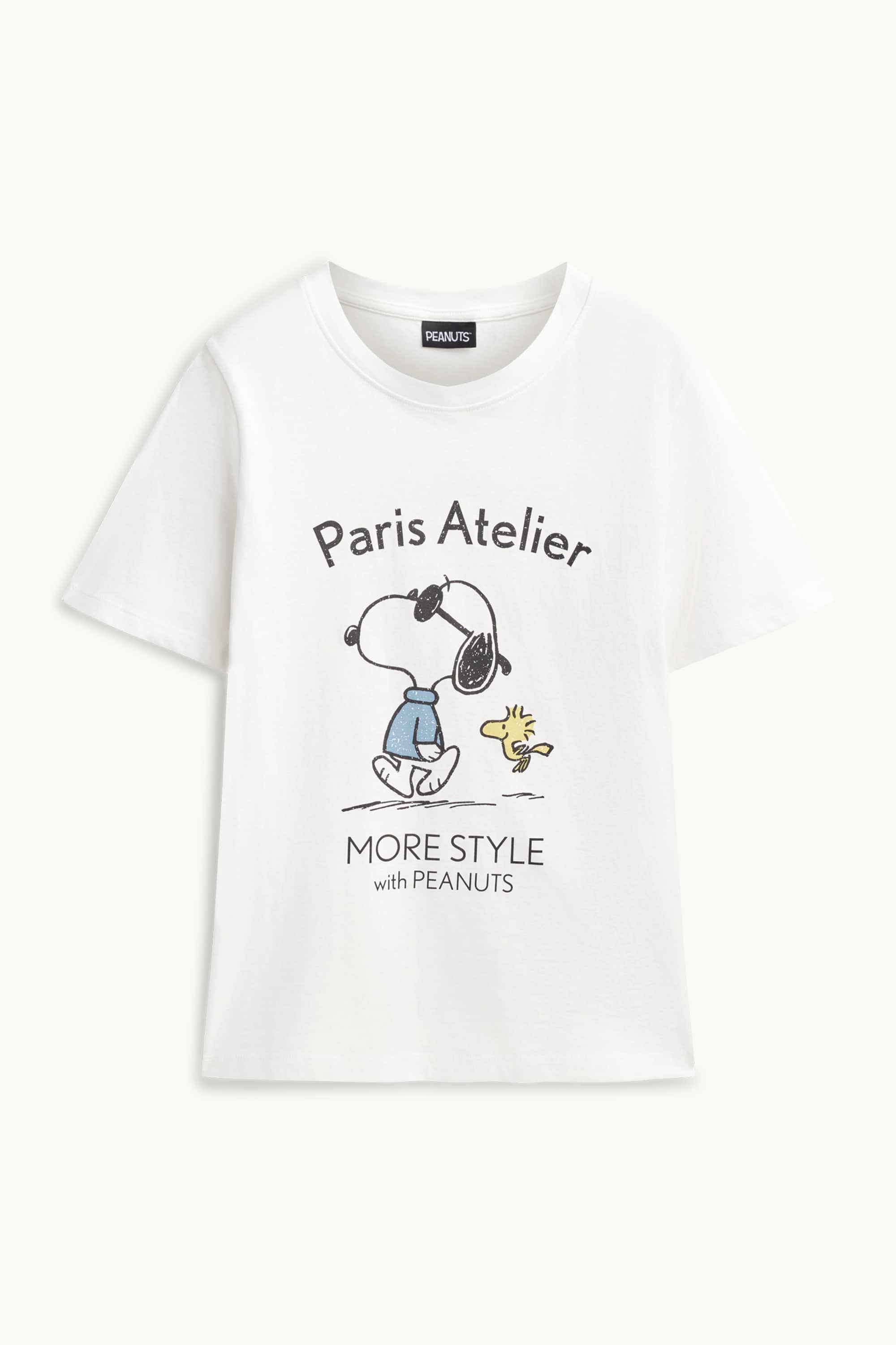 T-shirt - regular fit - Peanuts white