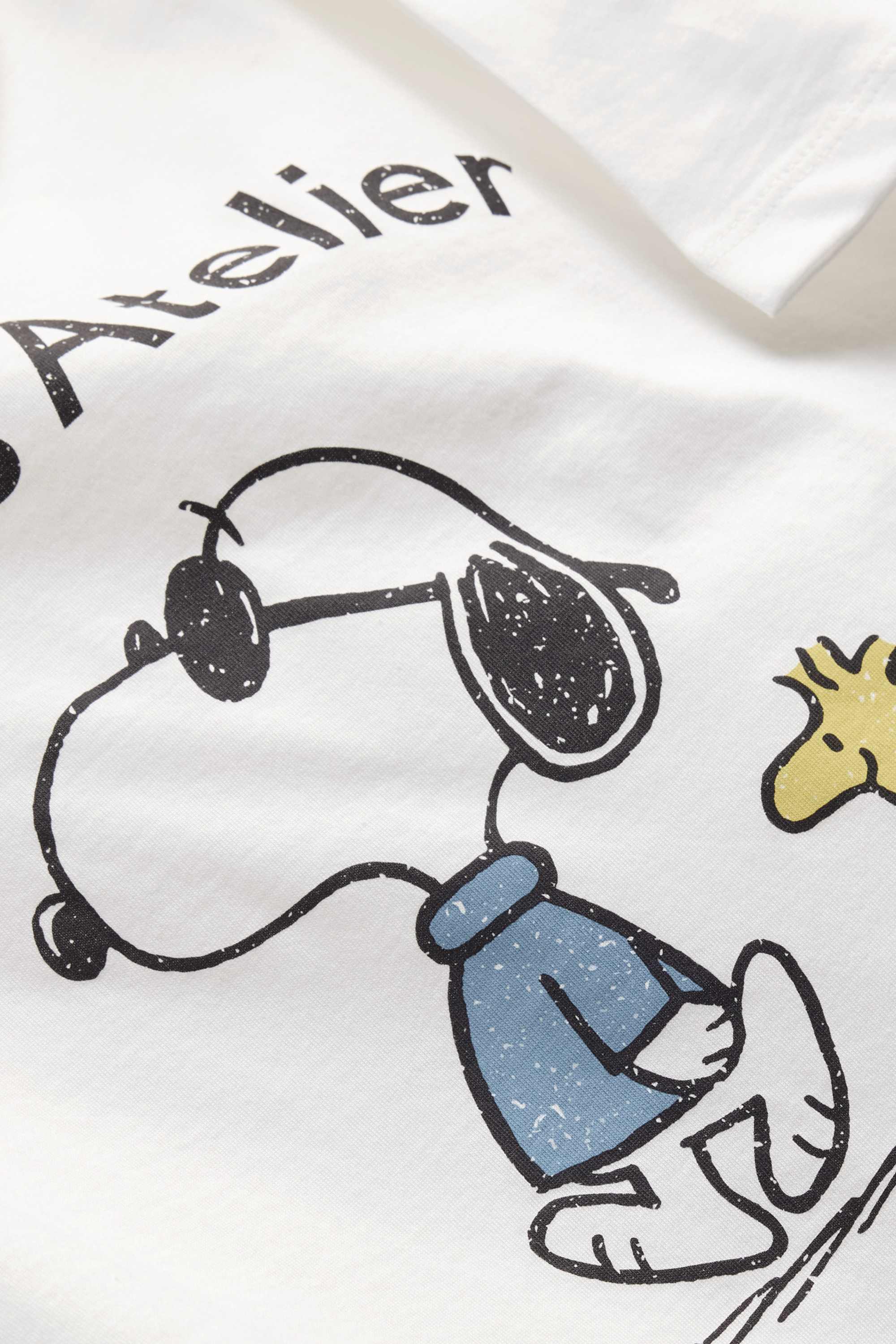 T-shirt - regular fit - Peanuts white