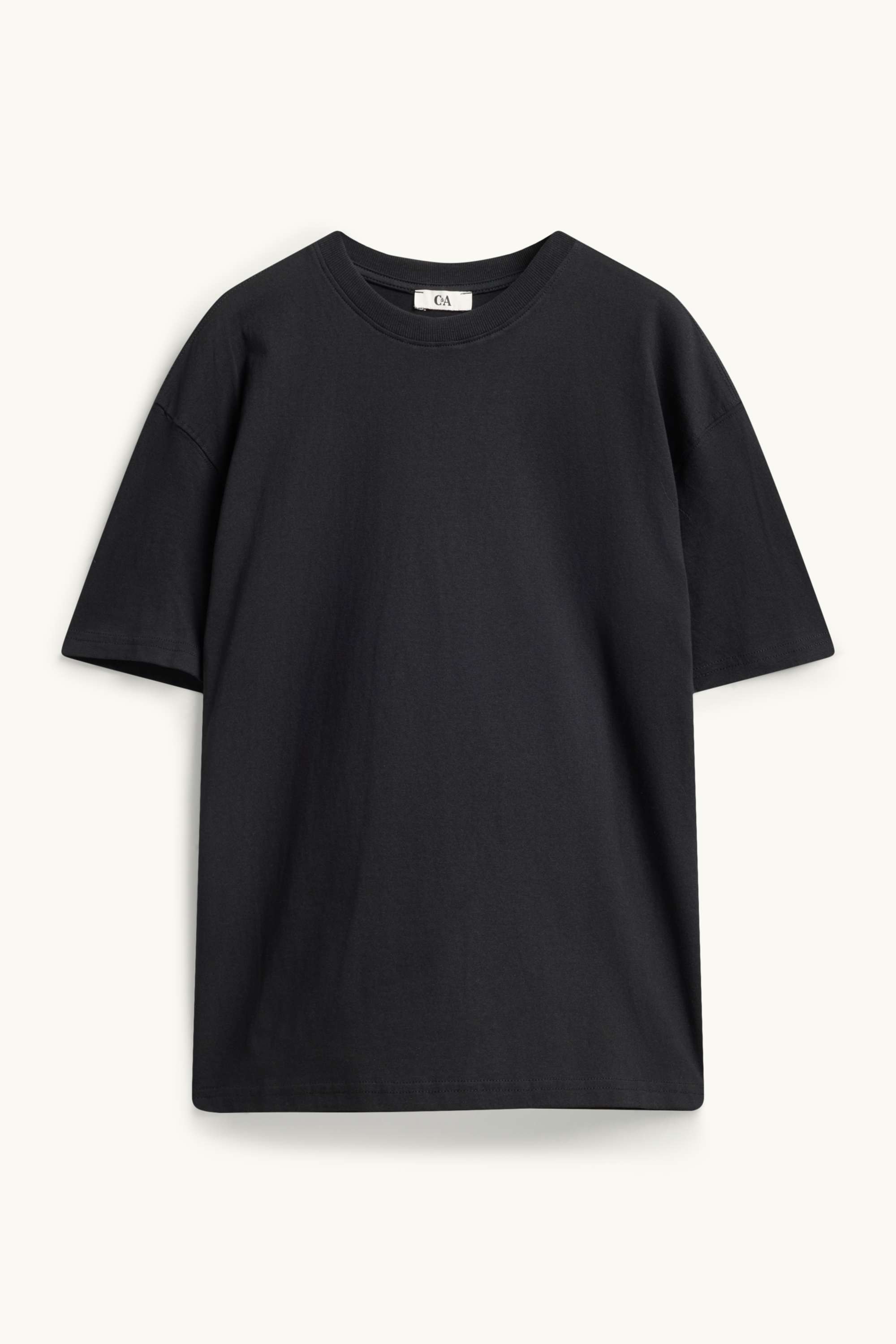T-shirt - oversized black