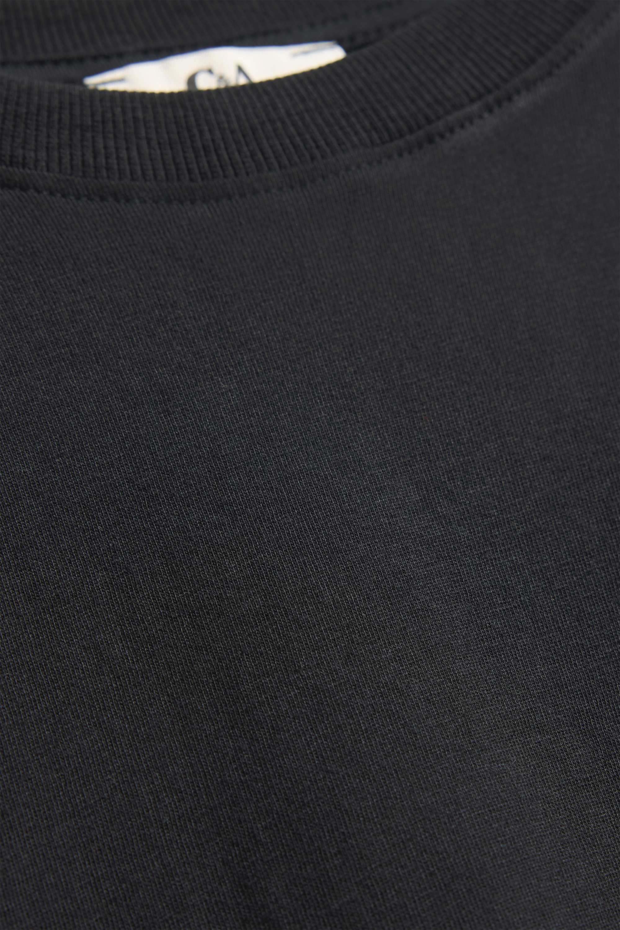 T-shirt - oversized black