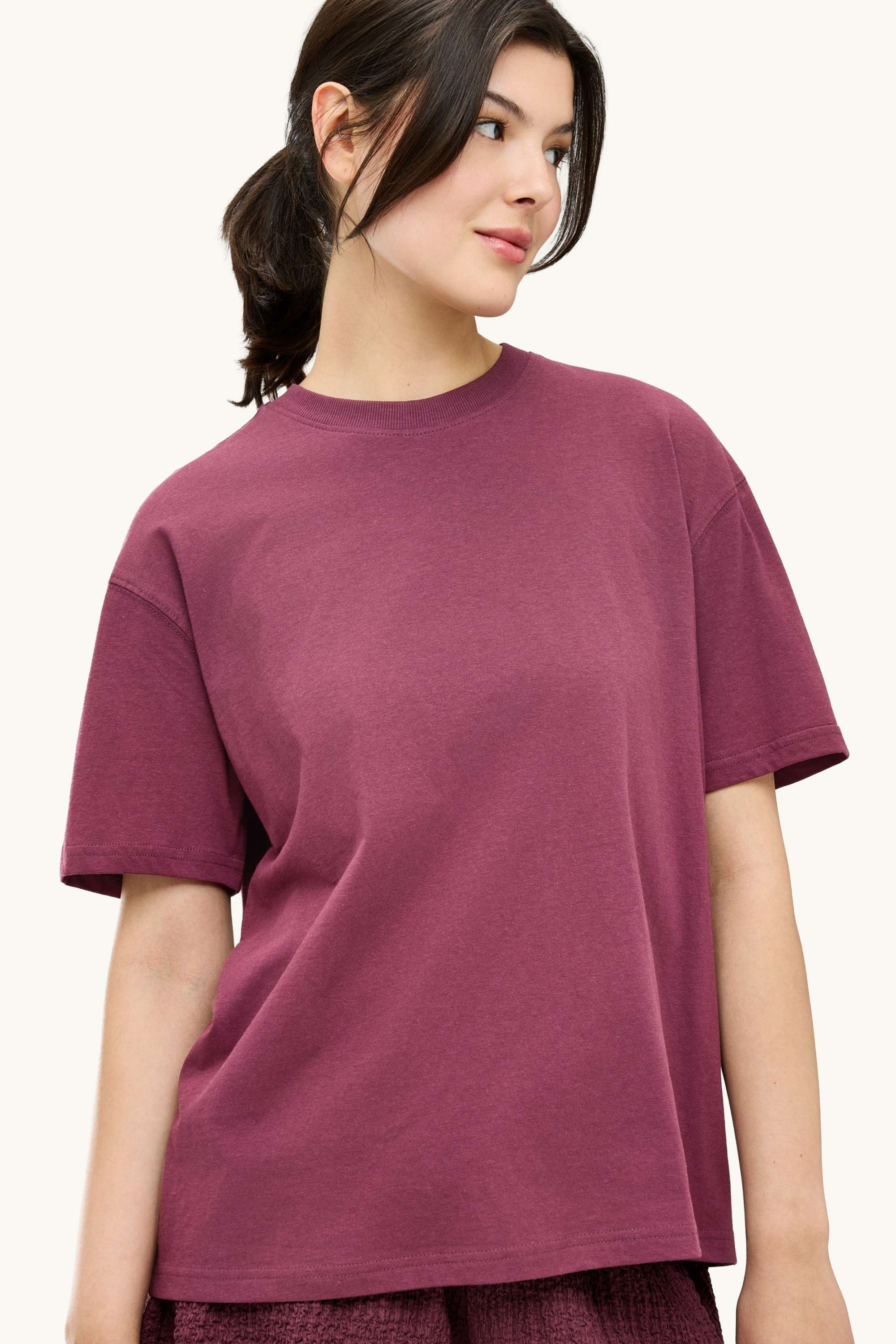 T-shirt - oversized red