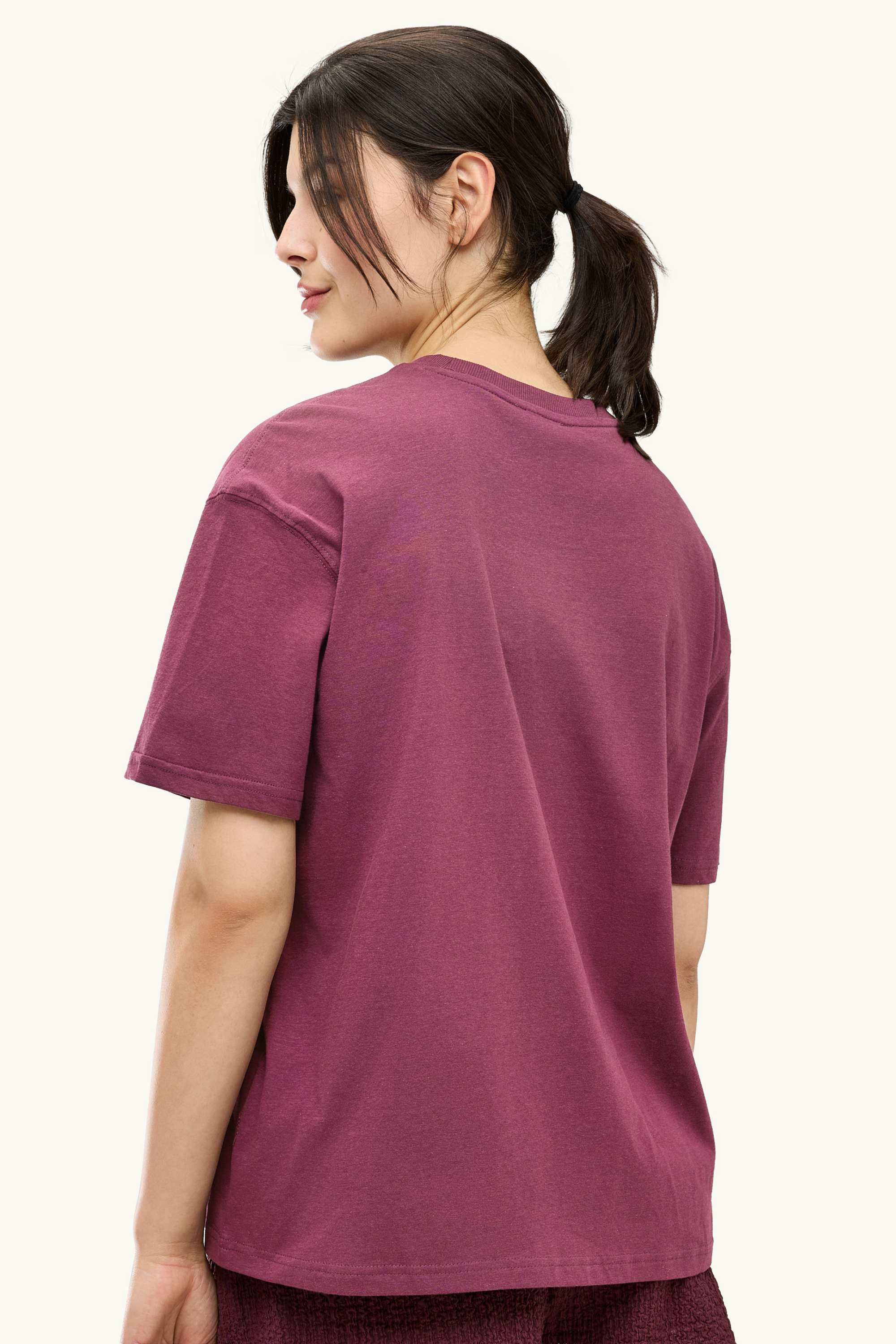T-shirt - oversized red