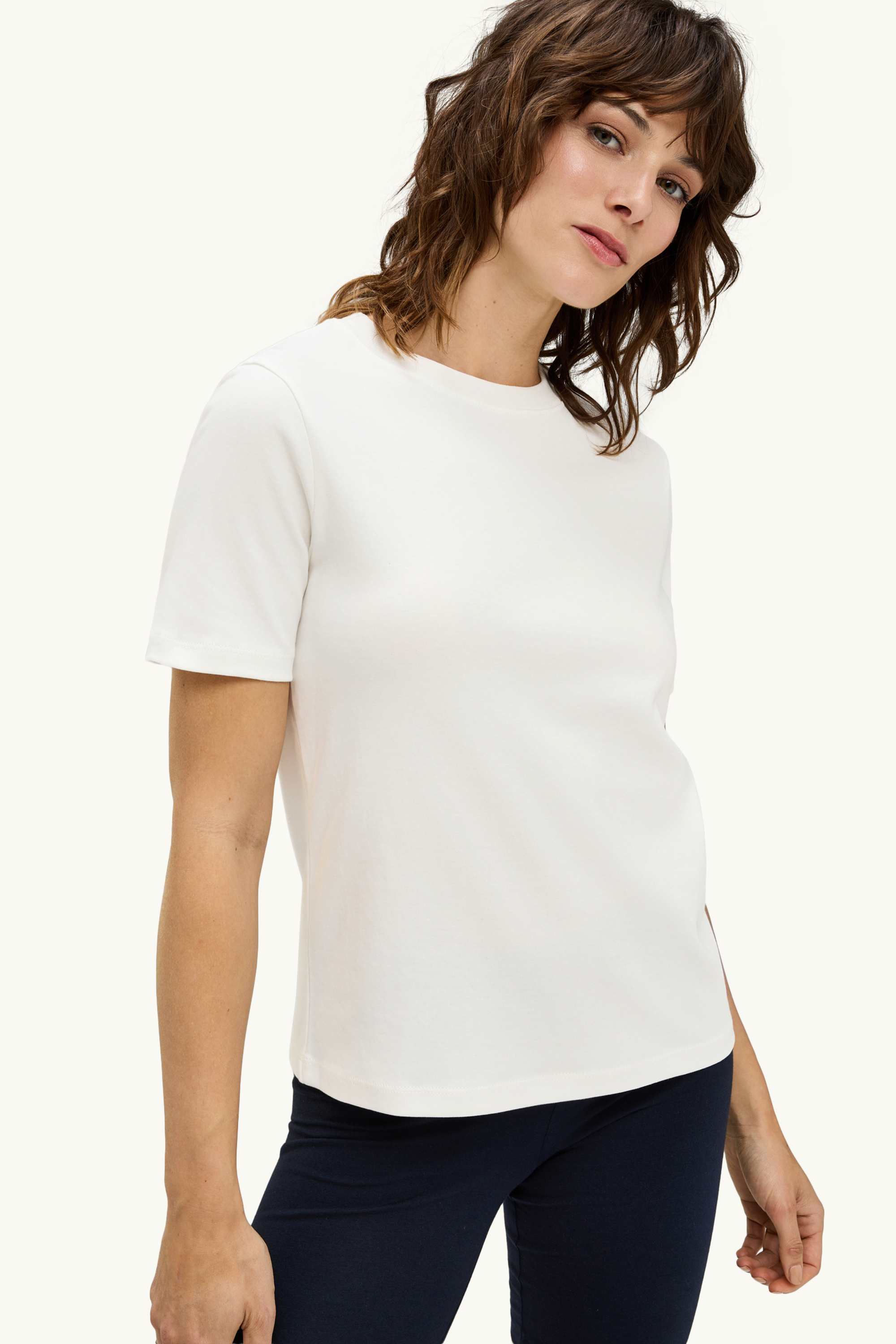T-shirt - slim fit white