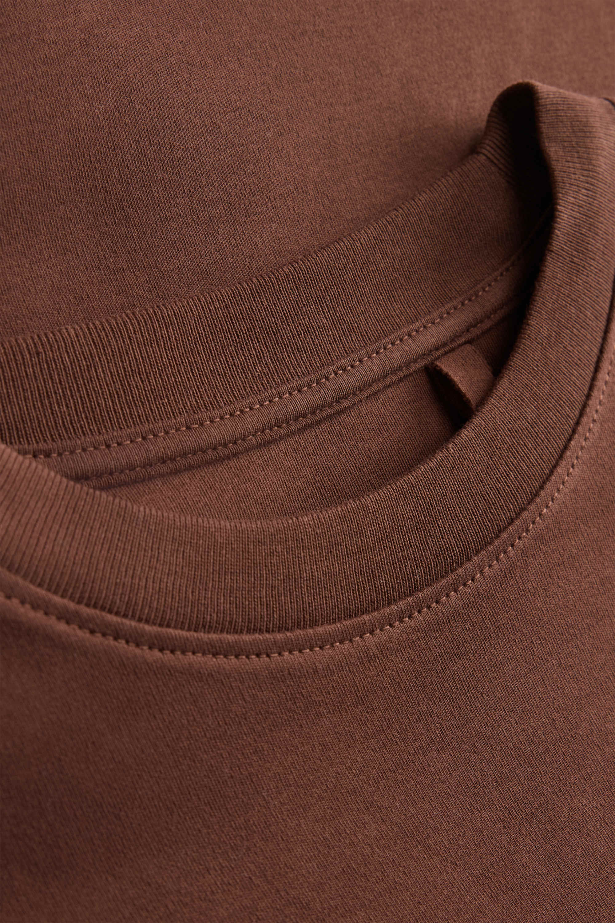 T-shirt - slim fit brown