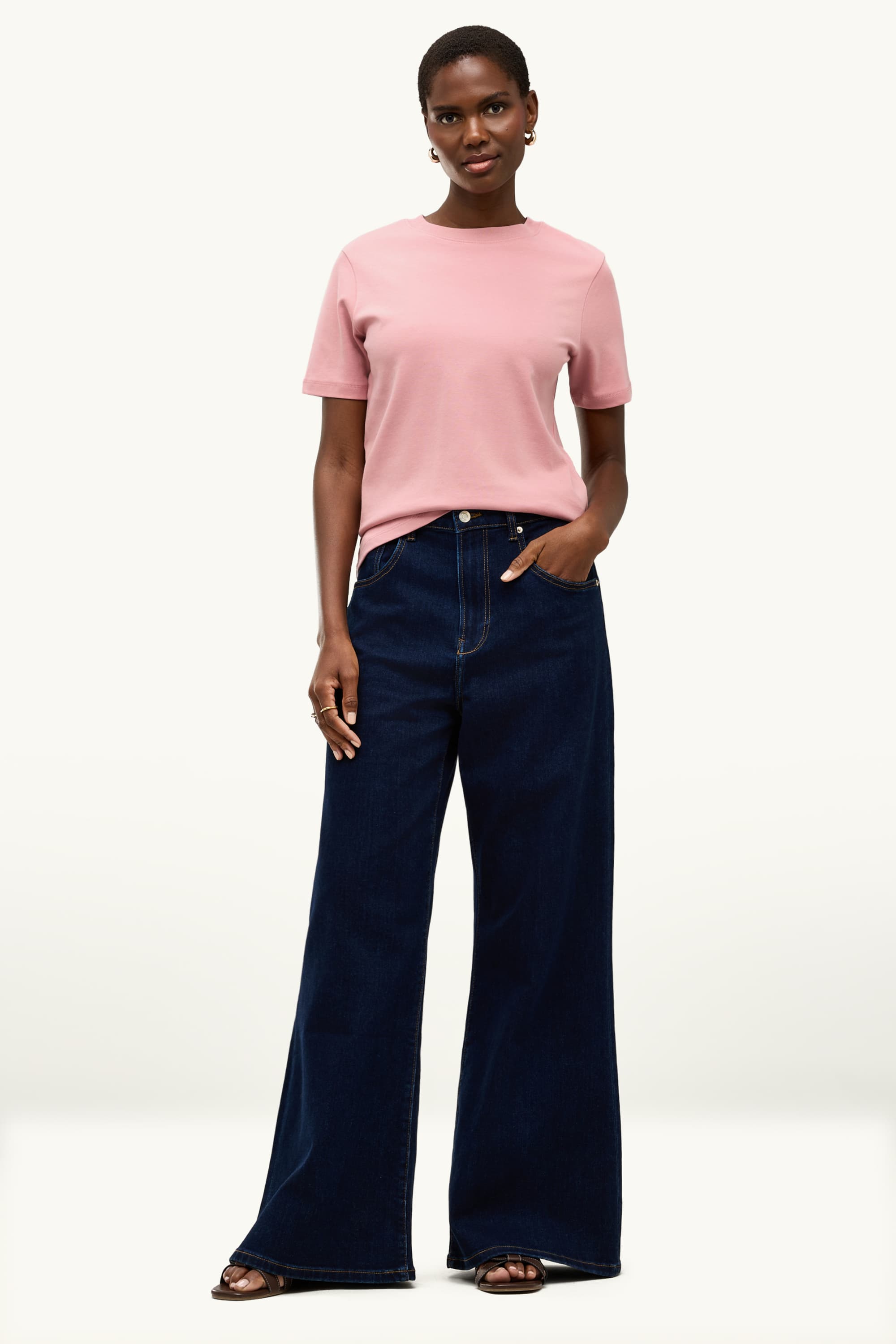 T-shirt - slim fit rose