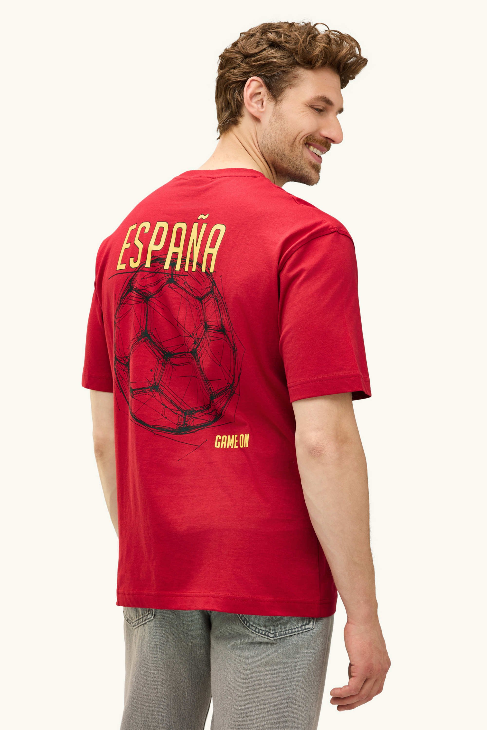 T-shirt - Spain - relaxed fit red