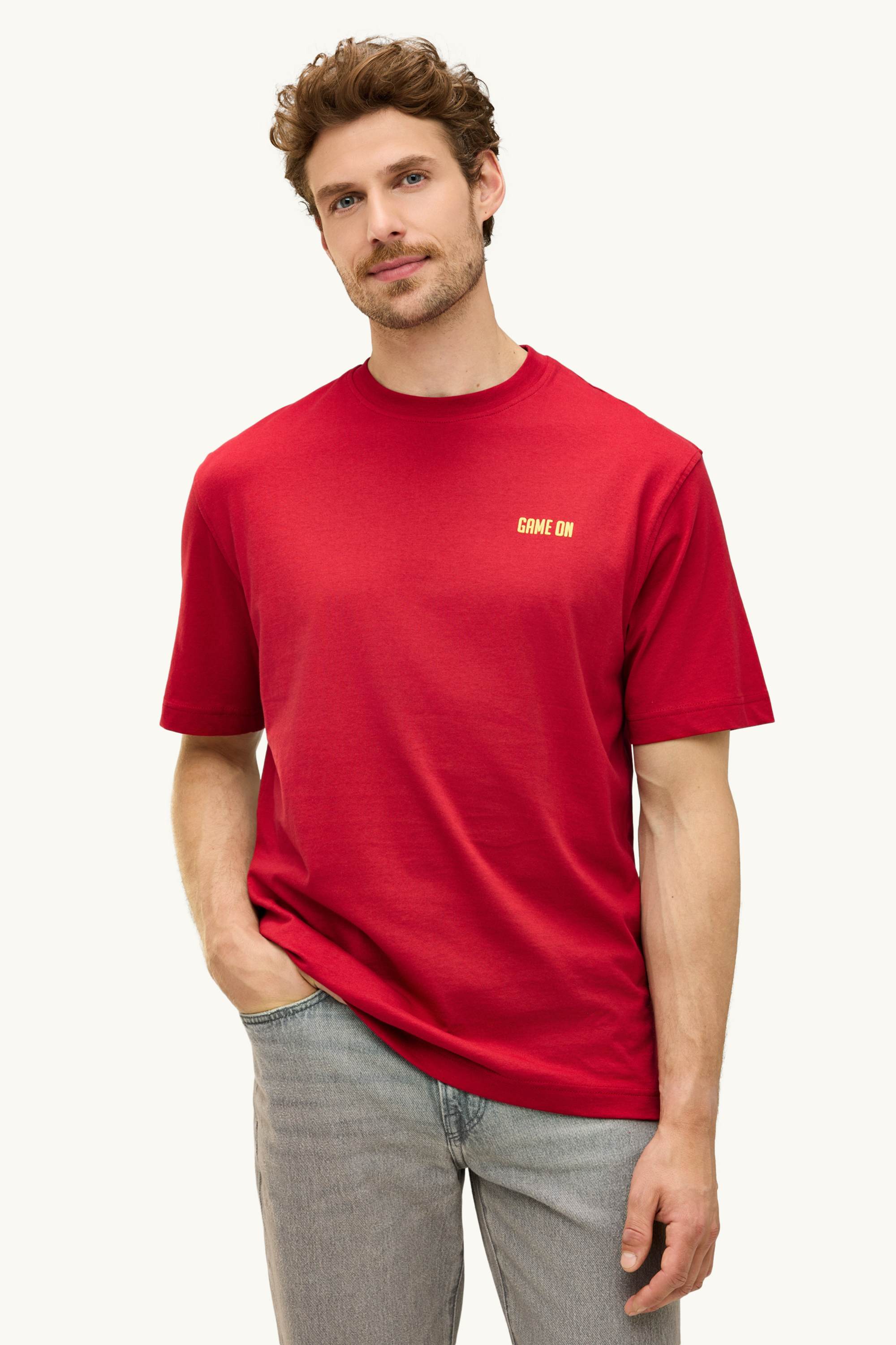 T-shirt - Spain - relaxed fit red