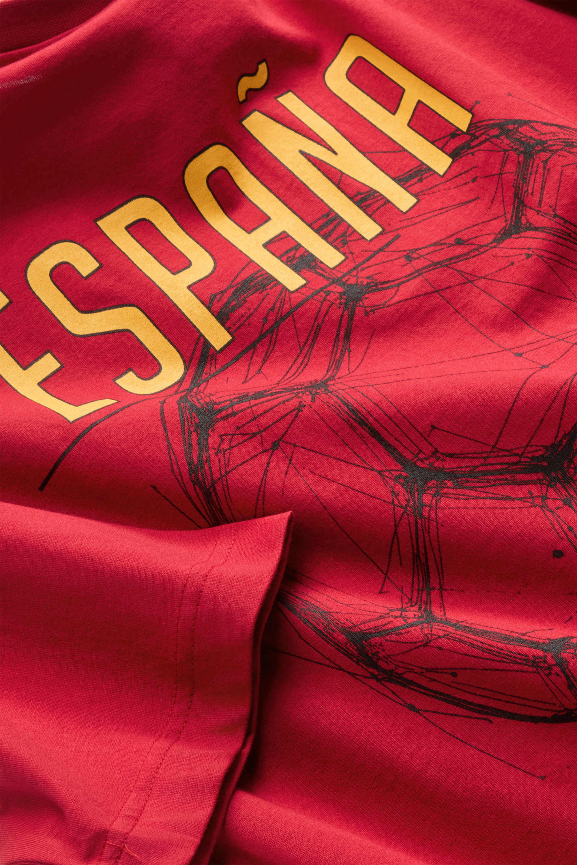 T-shirt - Spain - relaxed fit red