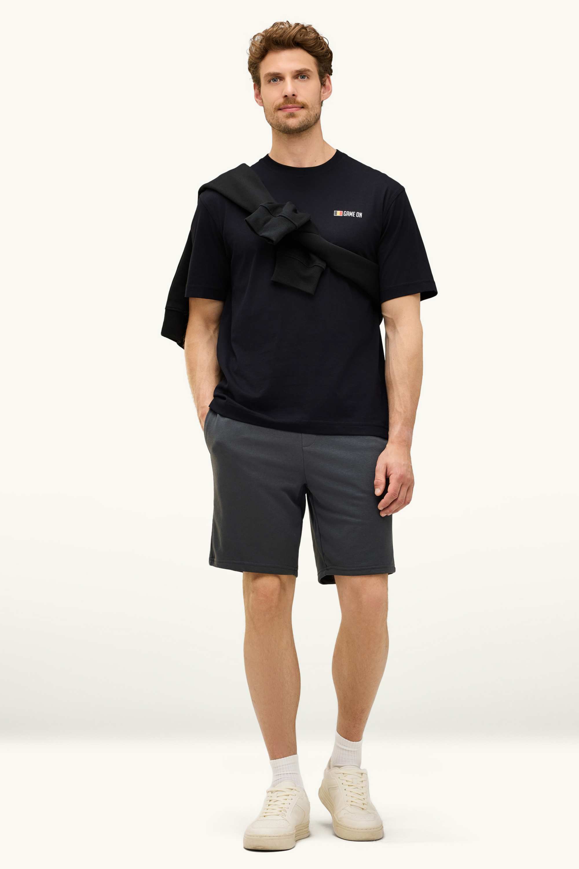 T-shirt - Belgium - relaxed fit black